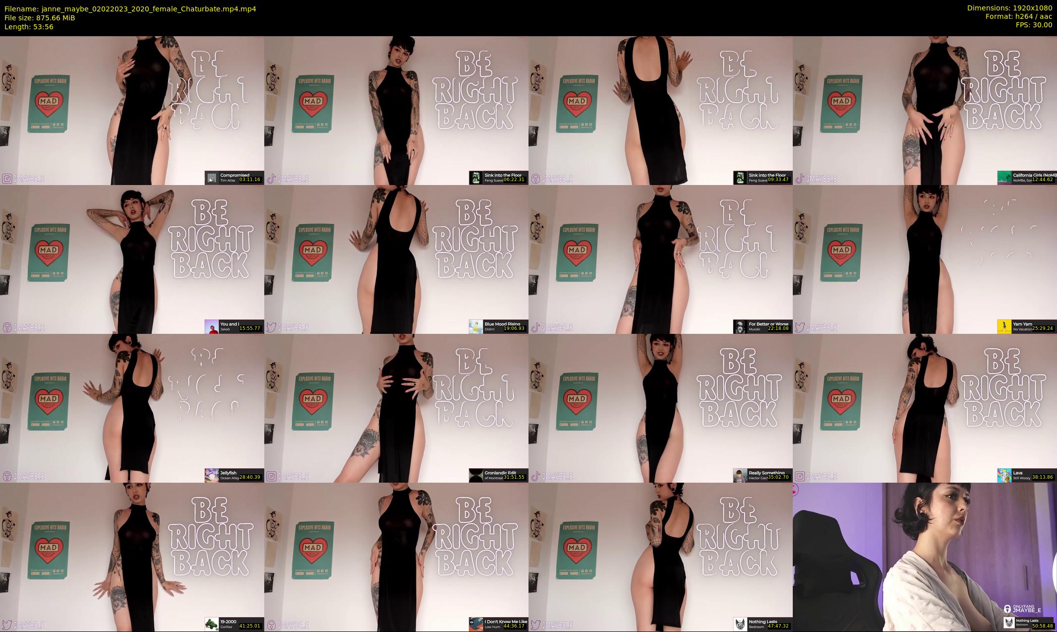 janne_maybe — 54 minute Chaturbate female cam show recording, 1080p, Feb 2, 2023
