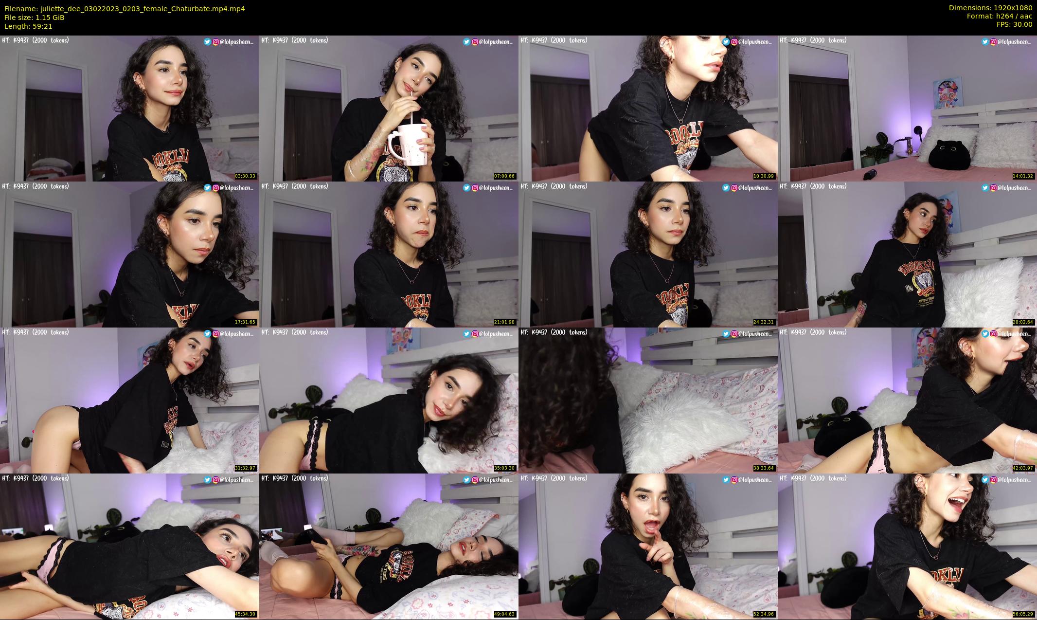 juliette_dee — 60 minute Chaturbate female cam show recording, 1080p, Feb 3, 2023