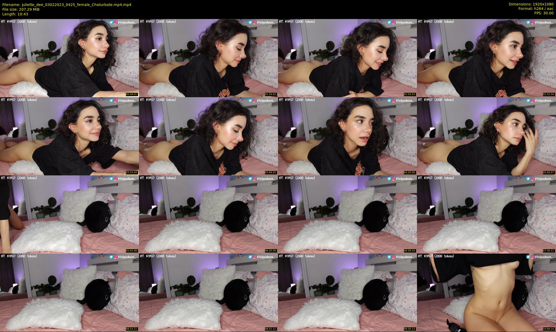 juliette_dee — 11 minute Chaturbate female cam show recording, 1080p, Feb 3, 2023