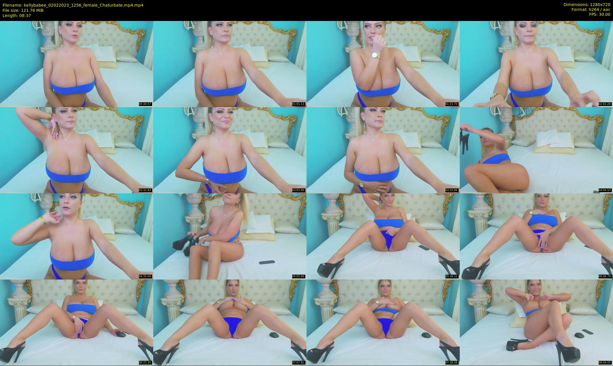 kellybabee — 9 minute Chaturbate female cam show recording, 720p, Feb 2, 2023