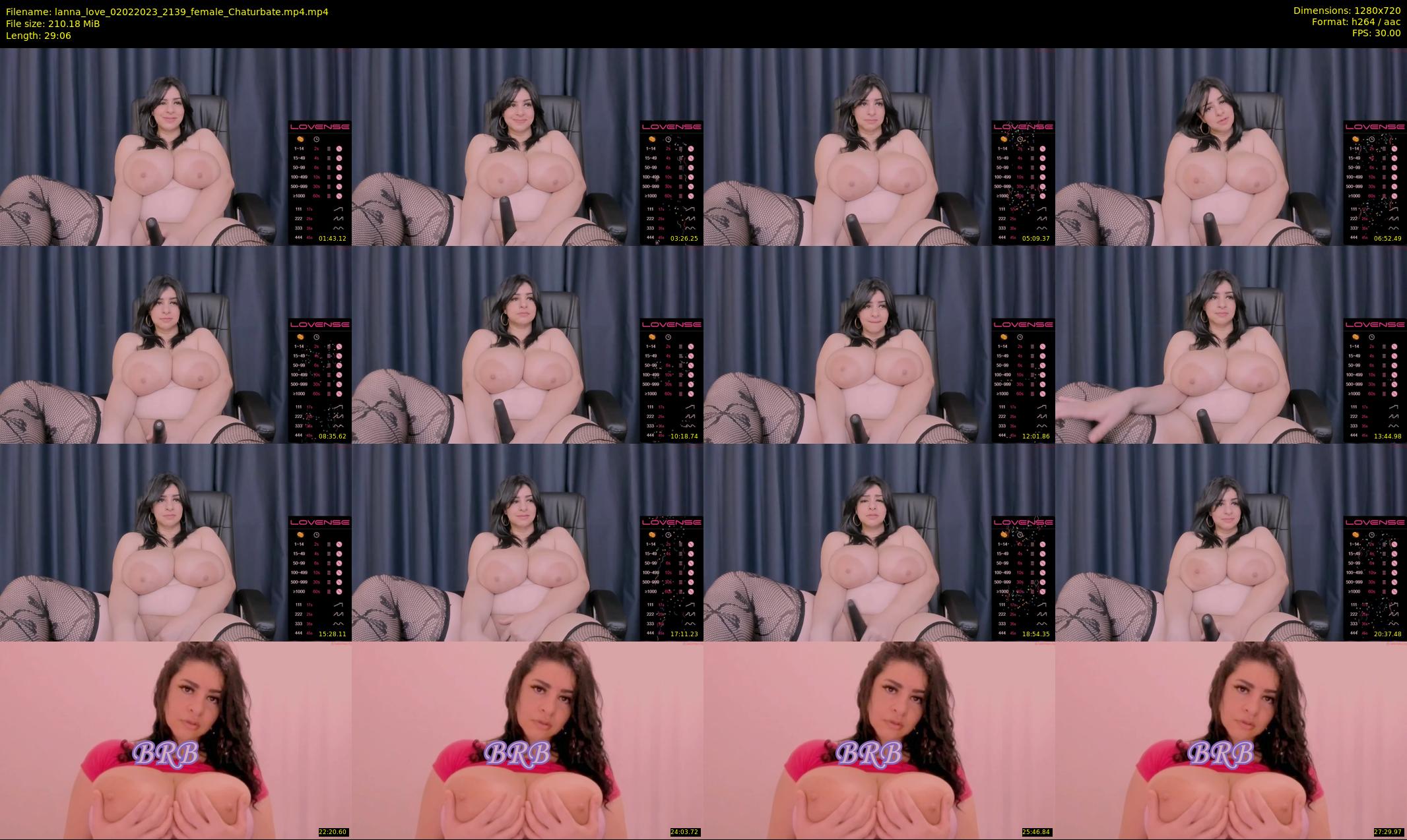 lanna_love — 30 minute Chaturbate female cam show recording, 720p, Feb 2, 2023