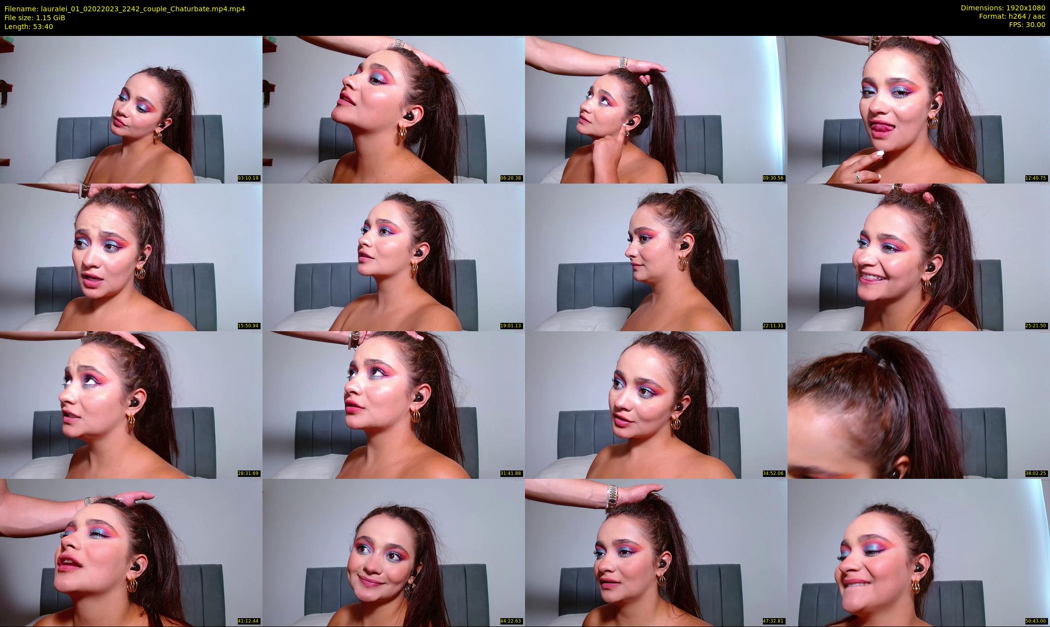 lauralei_01 — 54 minute Chaturbate couple cam show recording, 1080p, Feb 2, 2023