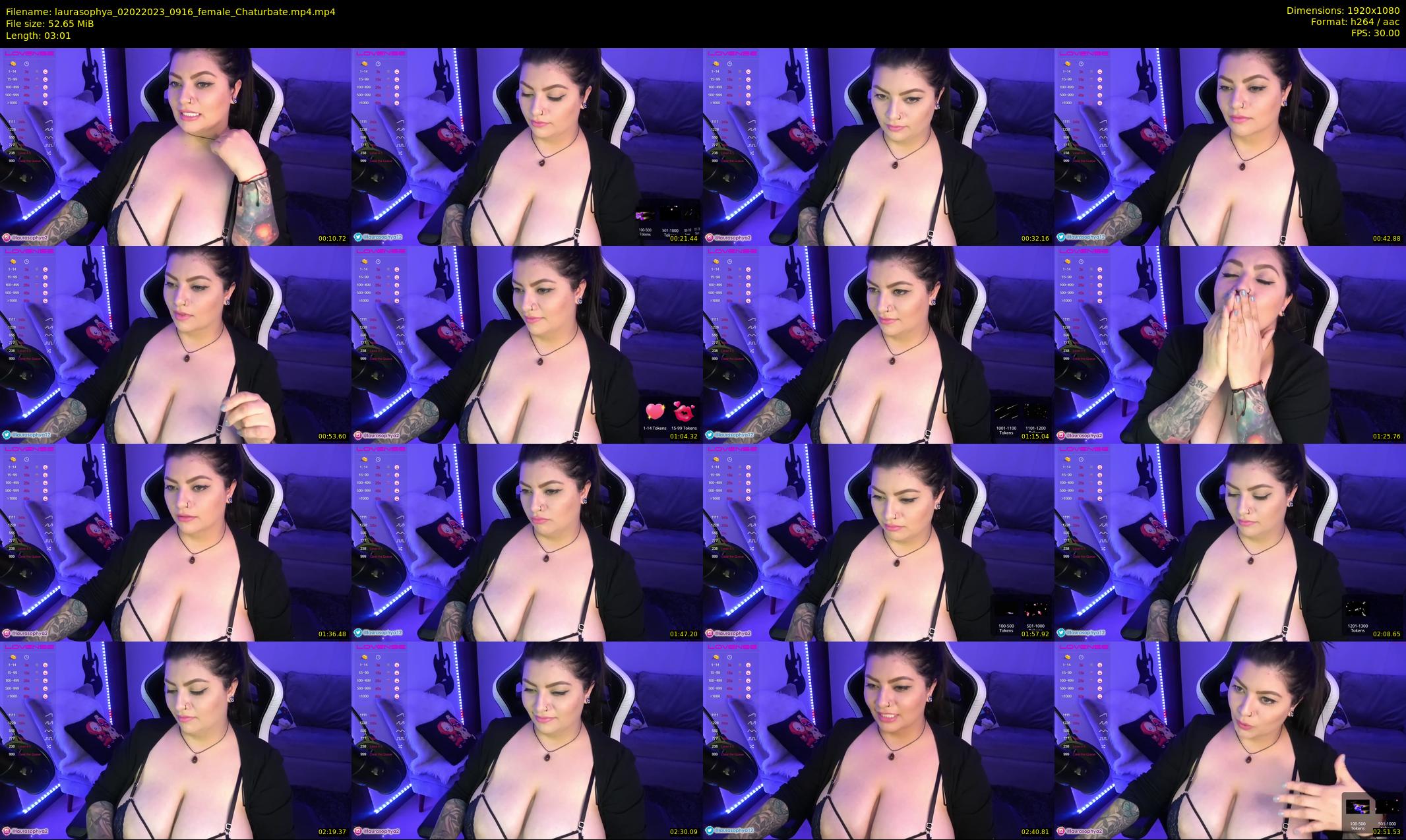 laurasophya — 4 minute Chaturbate female cam show recording, 1080p, Feb 2, 2023