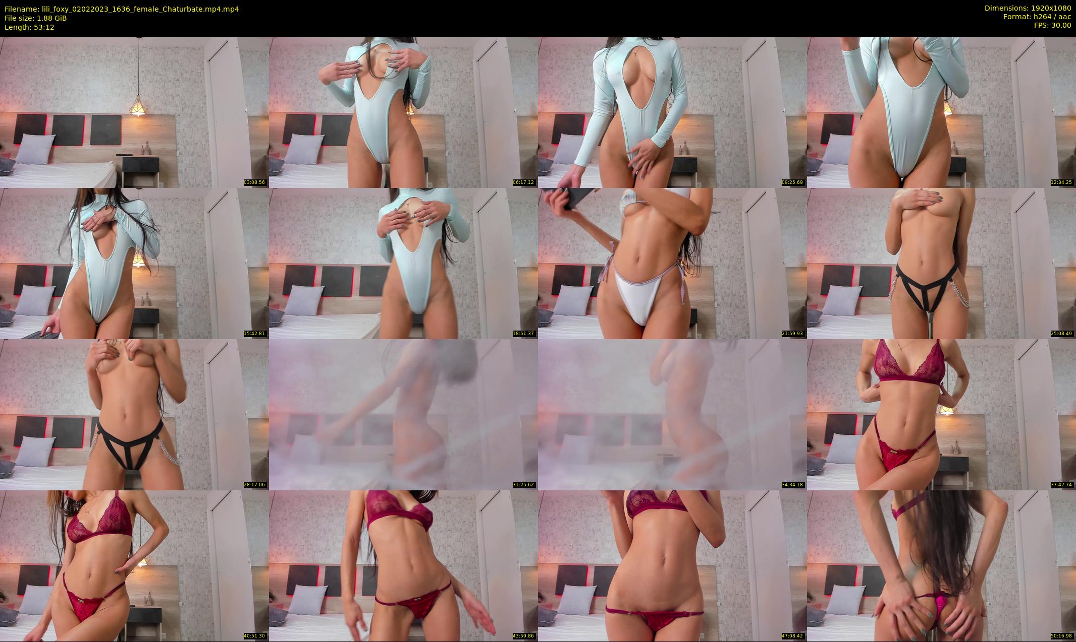 lili_foxy — 54 minute Chaturbate female cam show recording, 1080p, Feb 2, 2023