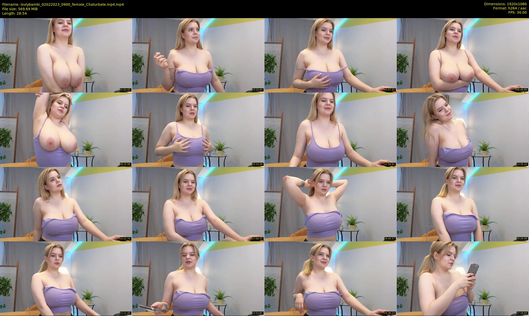 lovlybambi — 29 minute Chaturbate female cam show recording, 1080p, Feb 2, 2023