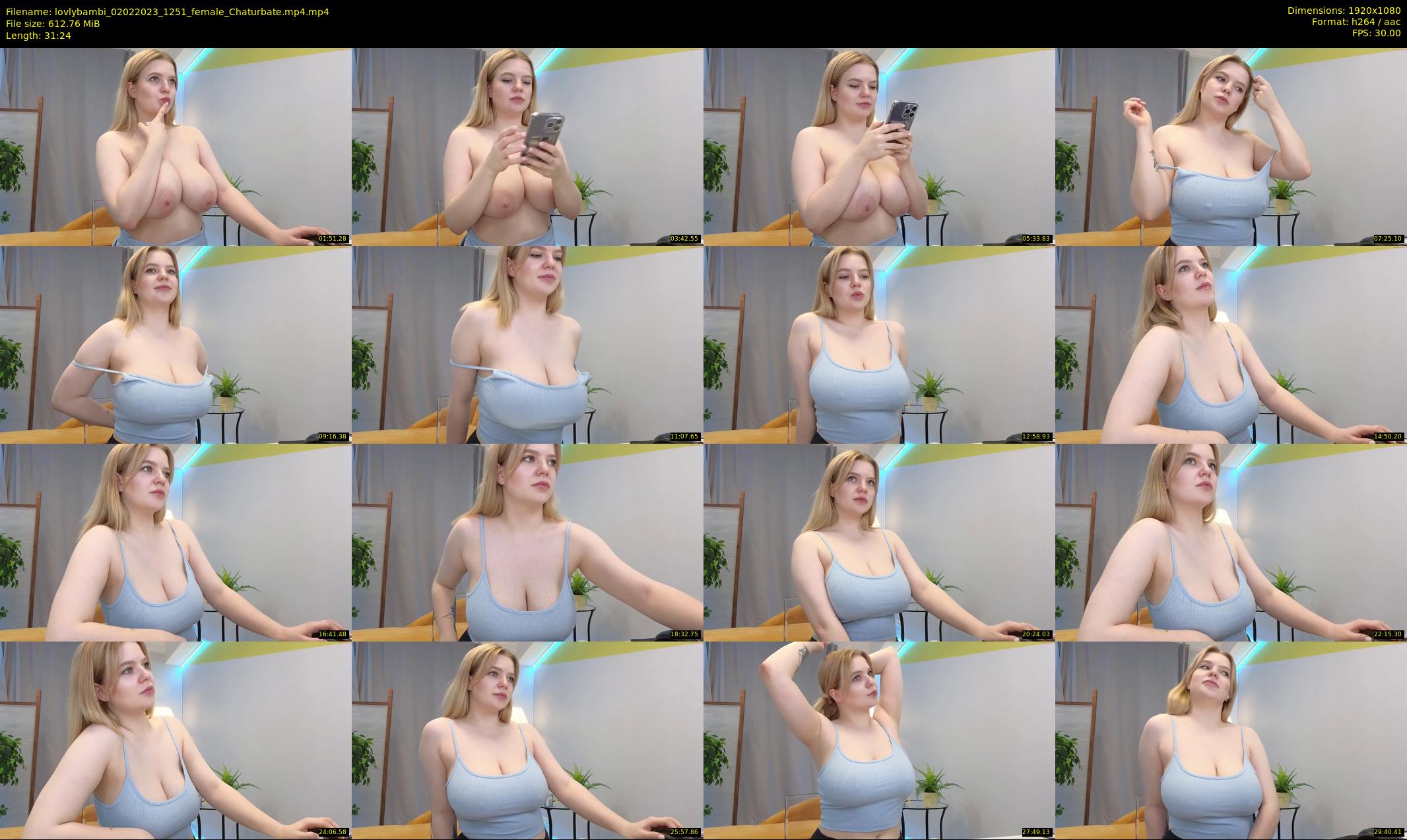 lovlybambi — 32 minute Chaturbate female cam show recording, 1080p, Feb 2, 2023