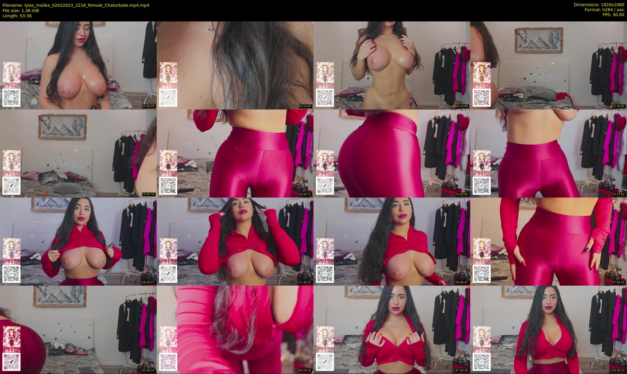 lylas_malika — 54 minute Chaturbate female cam show recording, 1080p, Feb 2, 2023