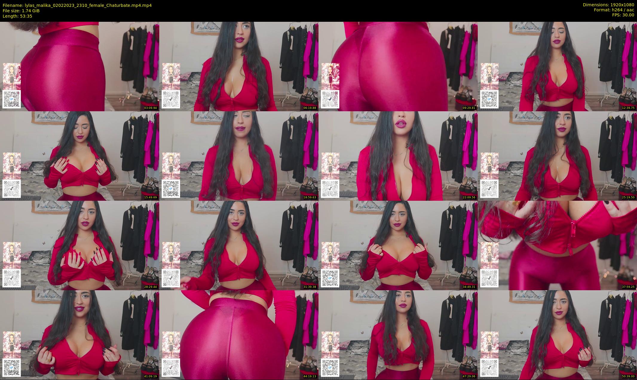 lylas_malika — 54 minute Chaturbate female cam show recording, 1080p, Feb 2, 2023