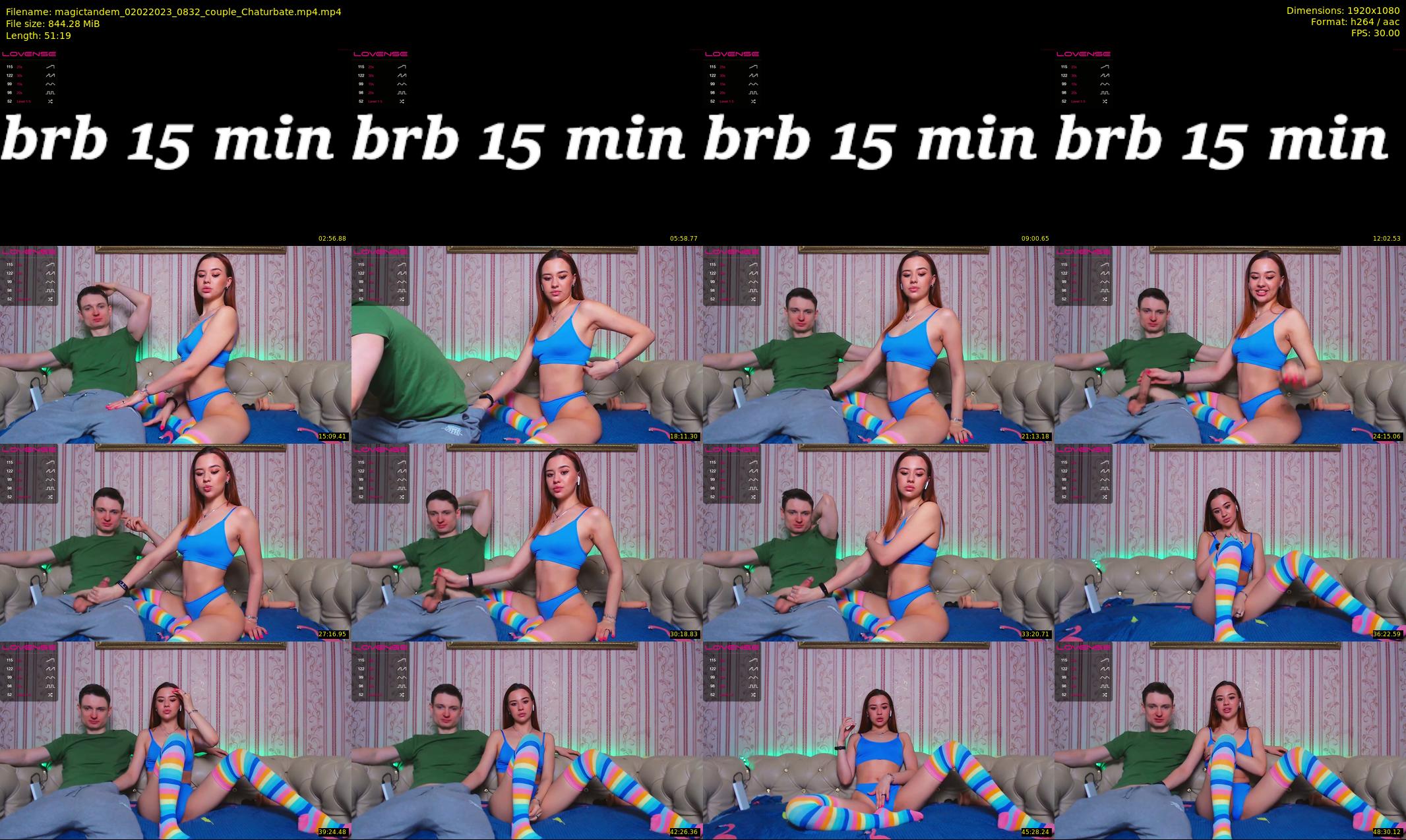magictandem — 52 minute Chaturbate couple cam show recording, 1080p, Feb 2, 2023