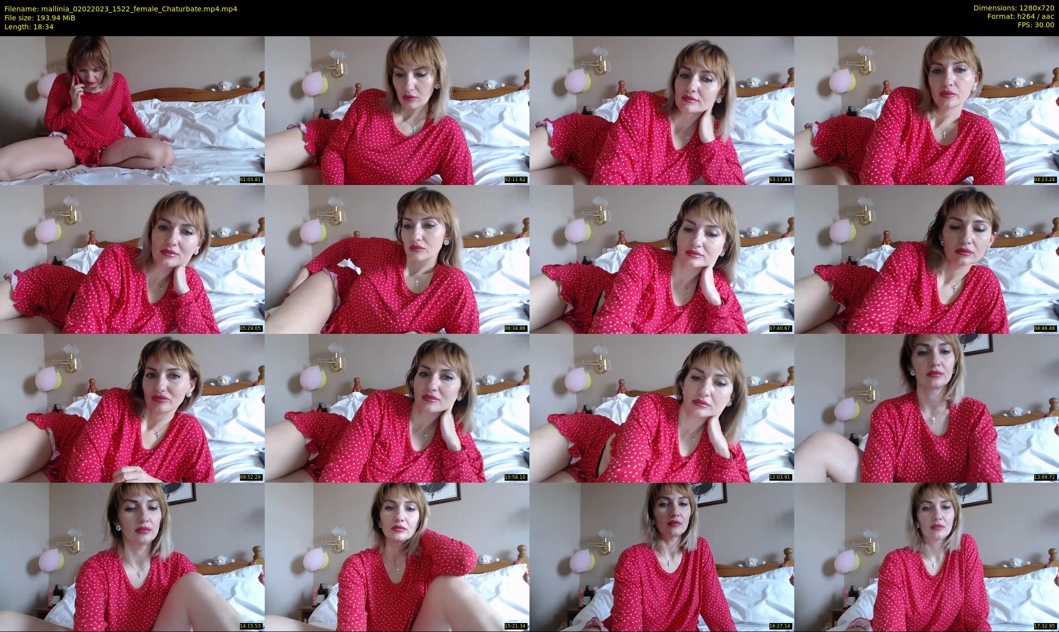mallinia — 19 minute Chaturbate female cam show recording, 720p, Feb 2, 2023