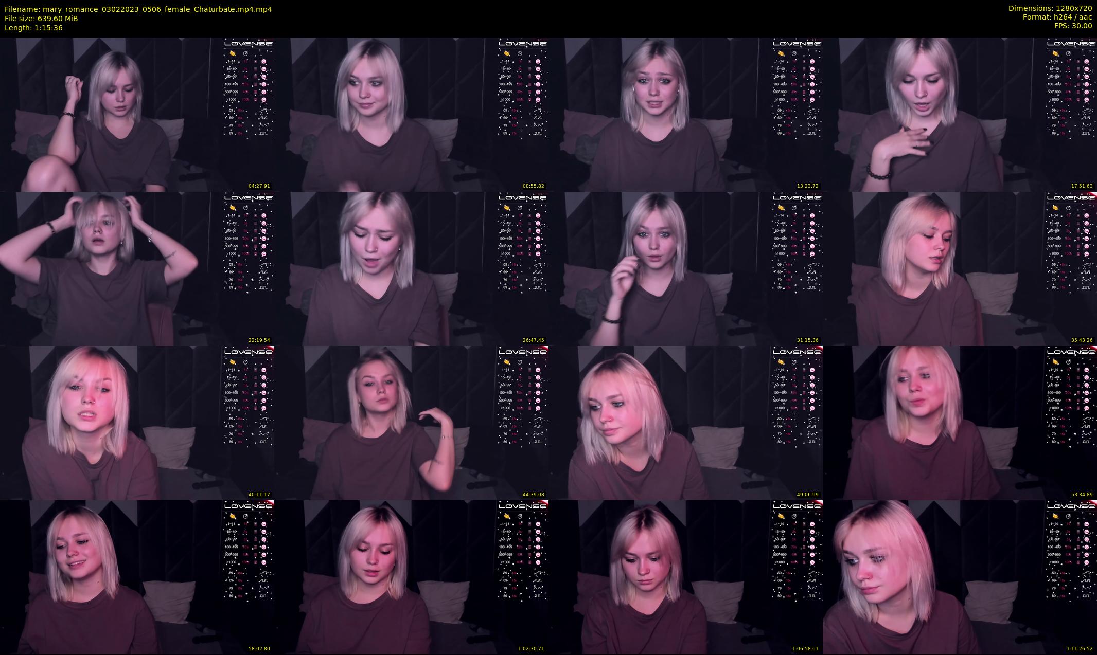 mary_romance — 76 minute Chaturbate female cam show recording, 720p, Feb 3, 2023
