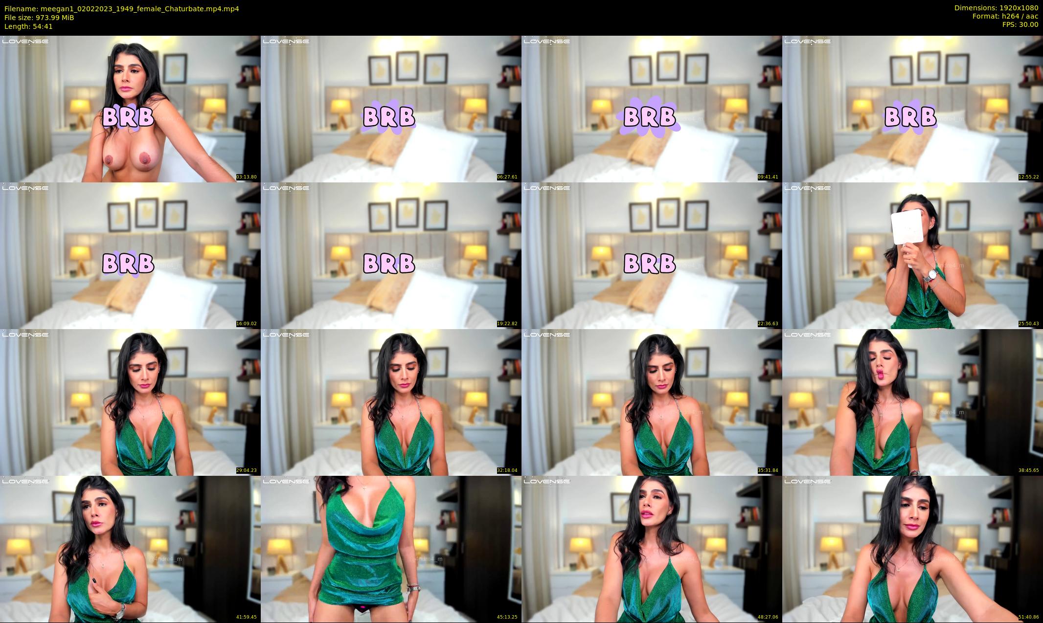 meegan1 — 55 minute Chaturbate female cam show recording, 1080p, Feb 2, 2023