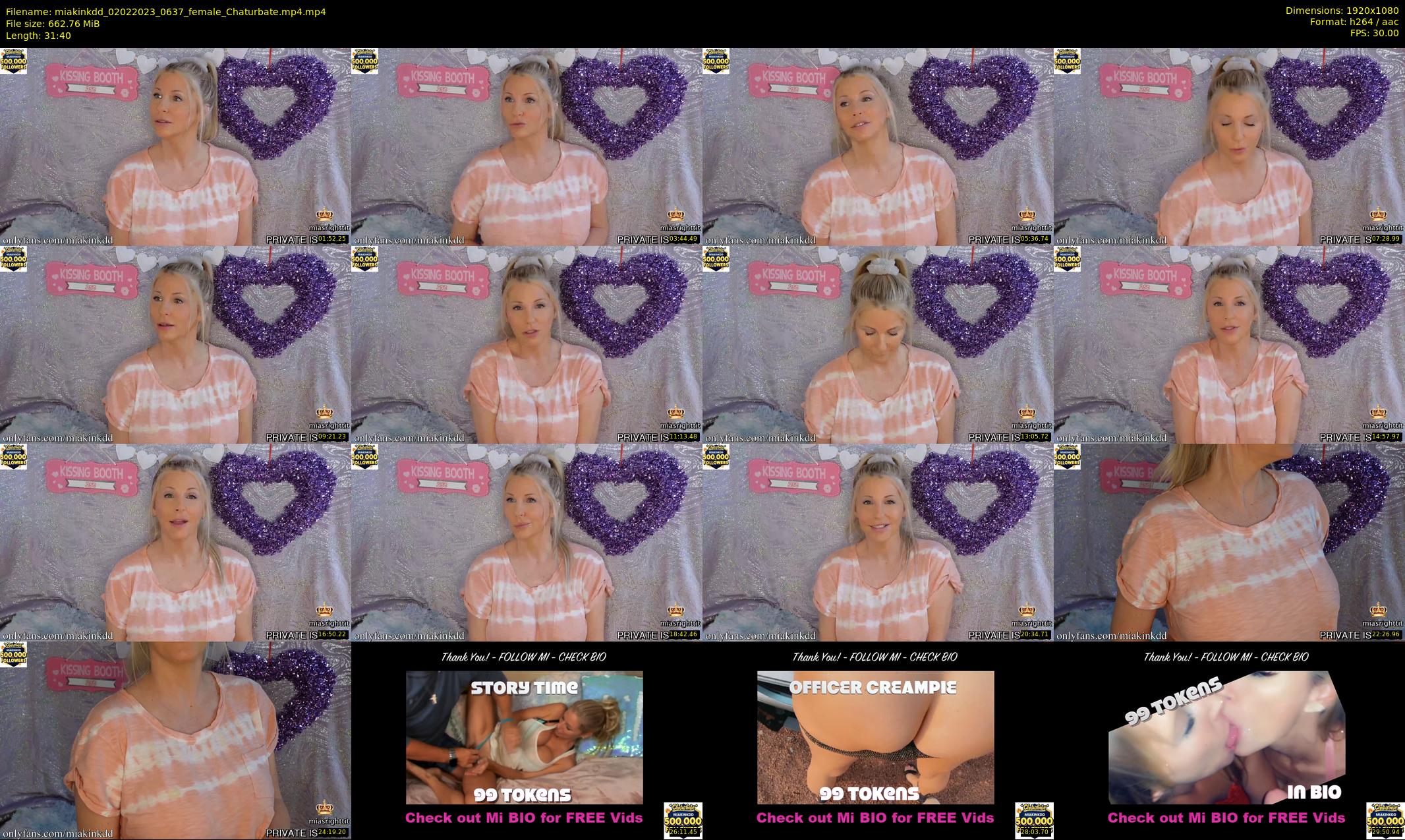 miakinkdd — 32 minute Chaturbate female cam show recording, 1080p, Feb 2, 2023