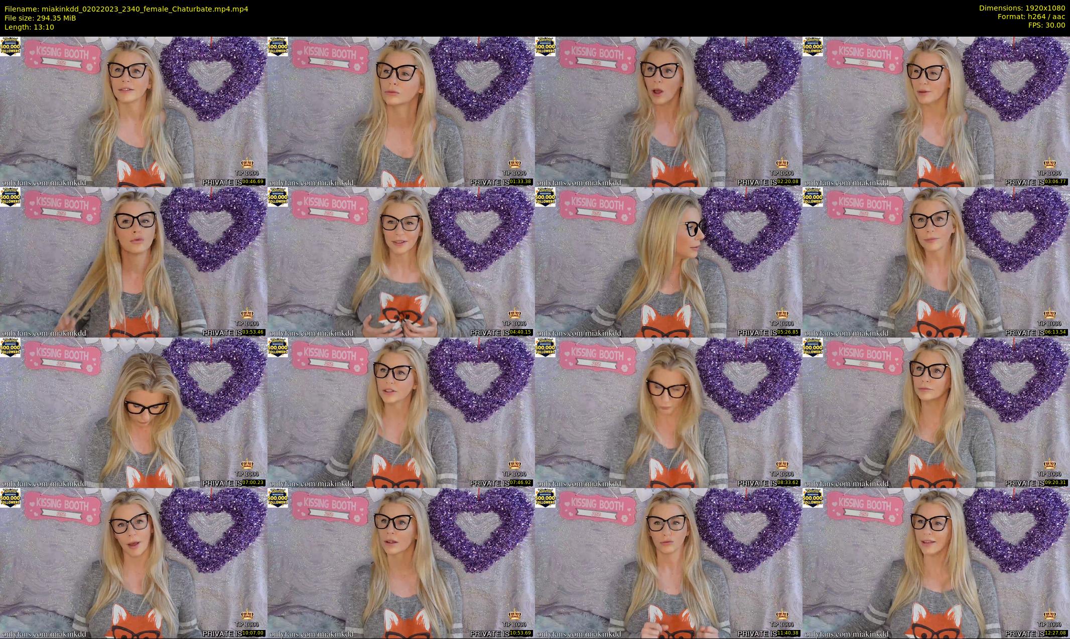 miakinkdd — 14 minute Chaturbate female cam show recording, 1080p, Feb 2, 2023