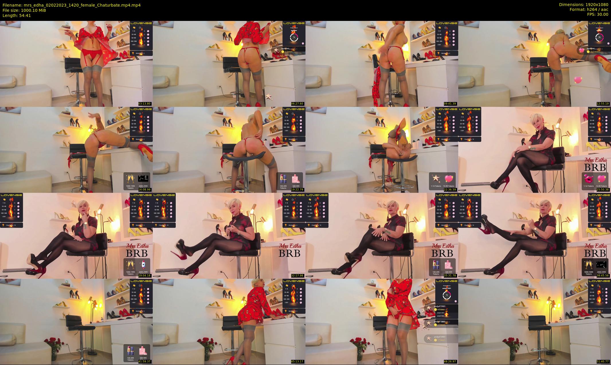 mrs_edha — 55 minute Chaturbate female cam show recording, 1080p, Feb 2, 2023