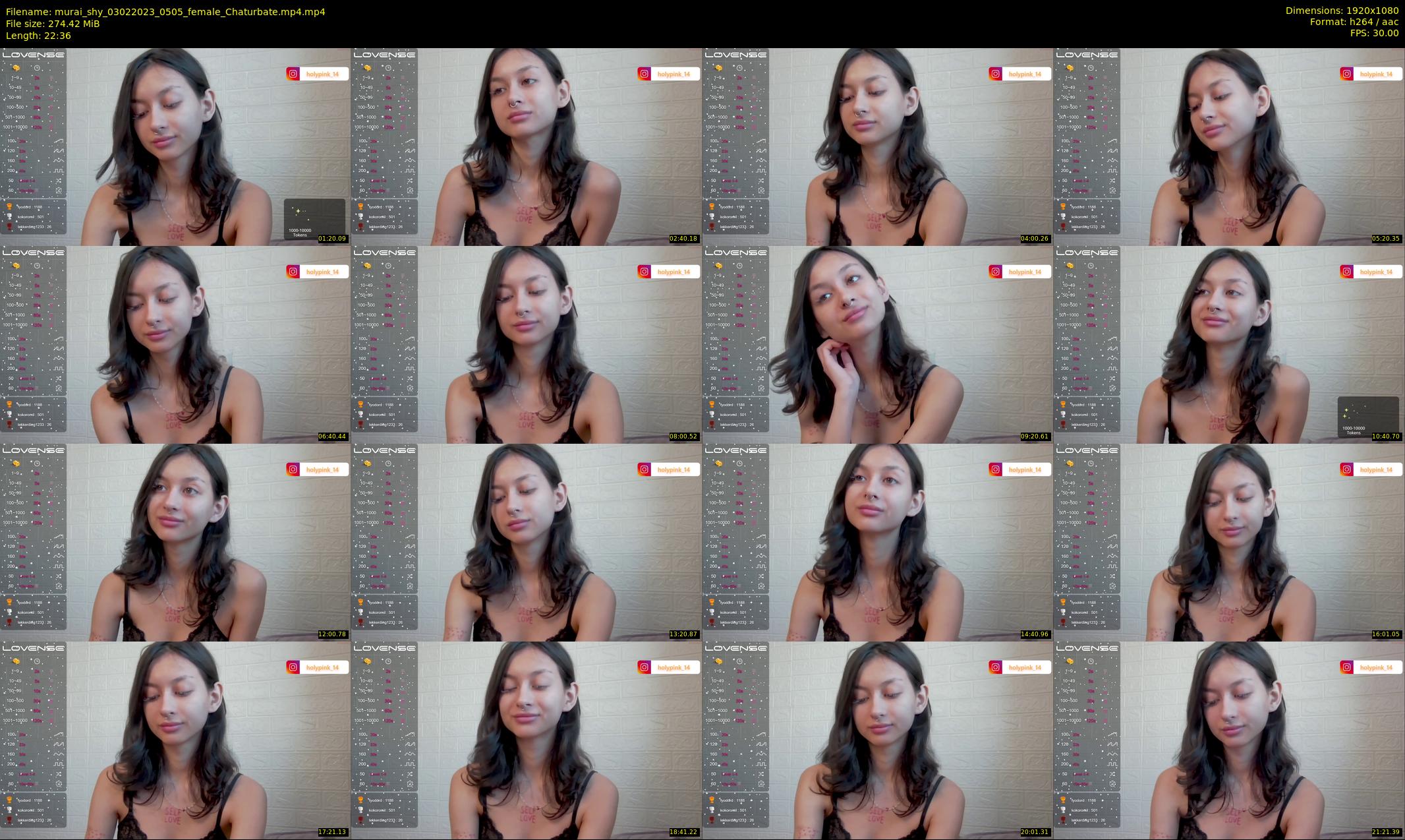 murai_shy — 23 minute Chaturbate female cam show recording, 1080p, Feb 3, 2023
