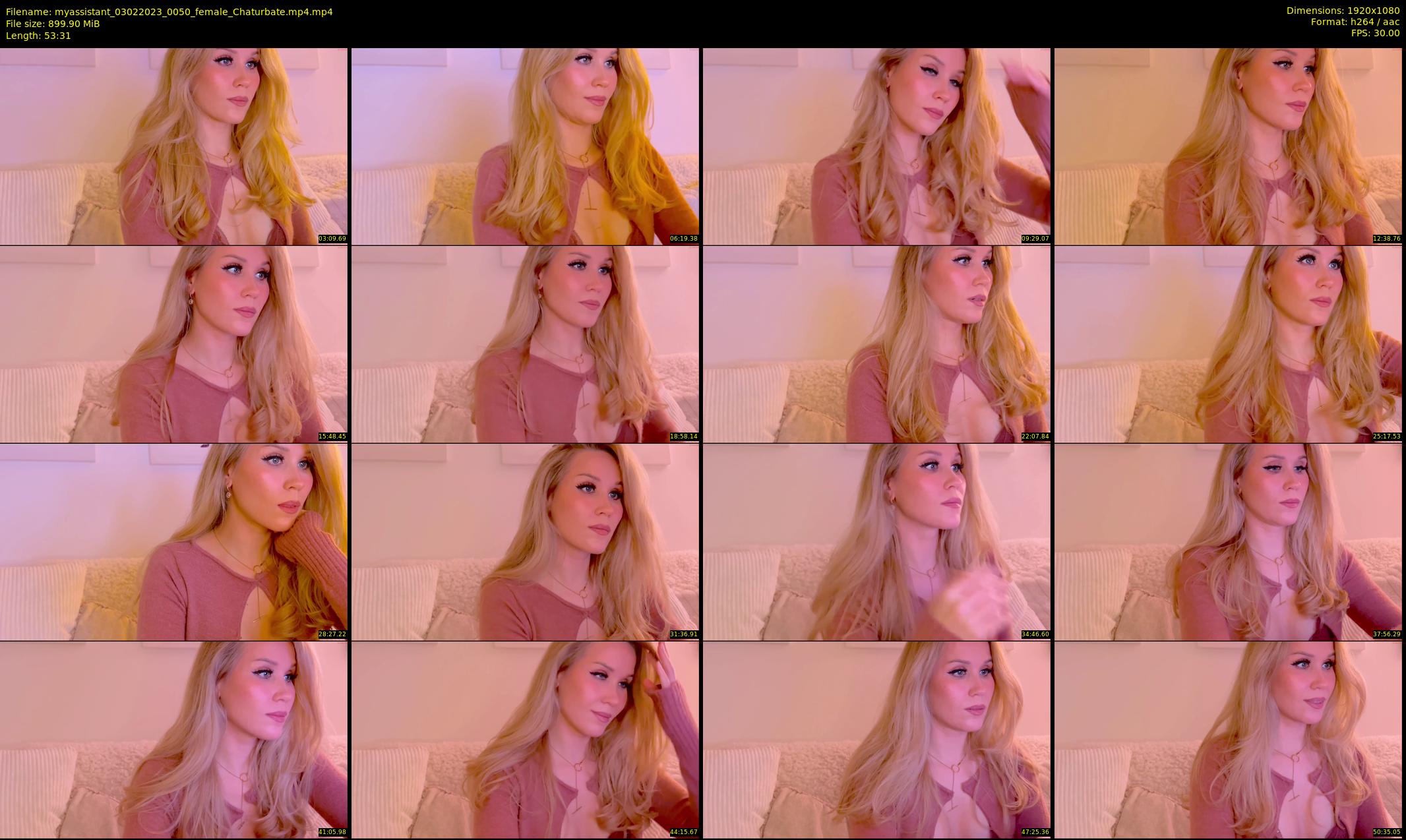 myassistant — 54 minute Chaturbate female cam show recording, 1080p, Feb 3, 2023