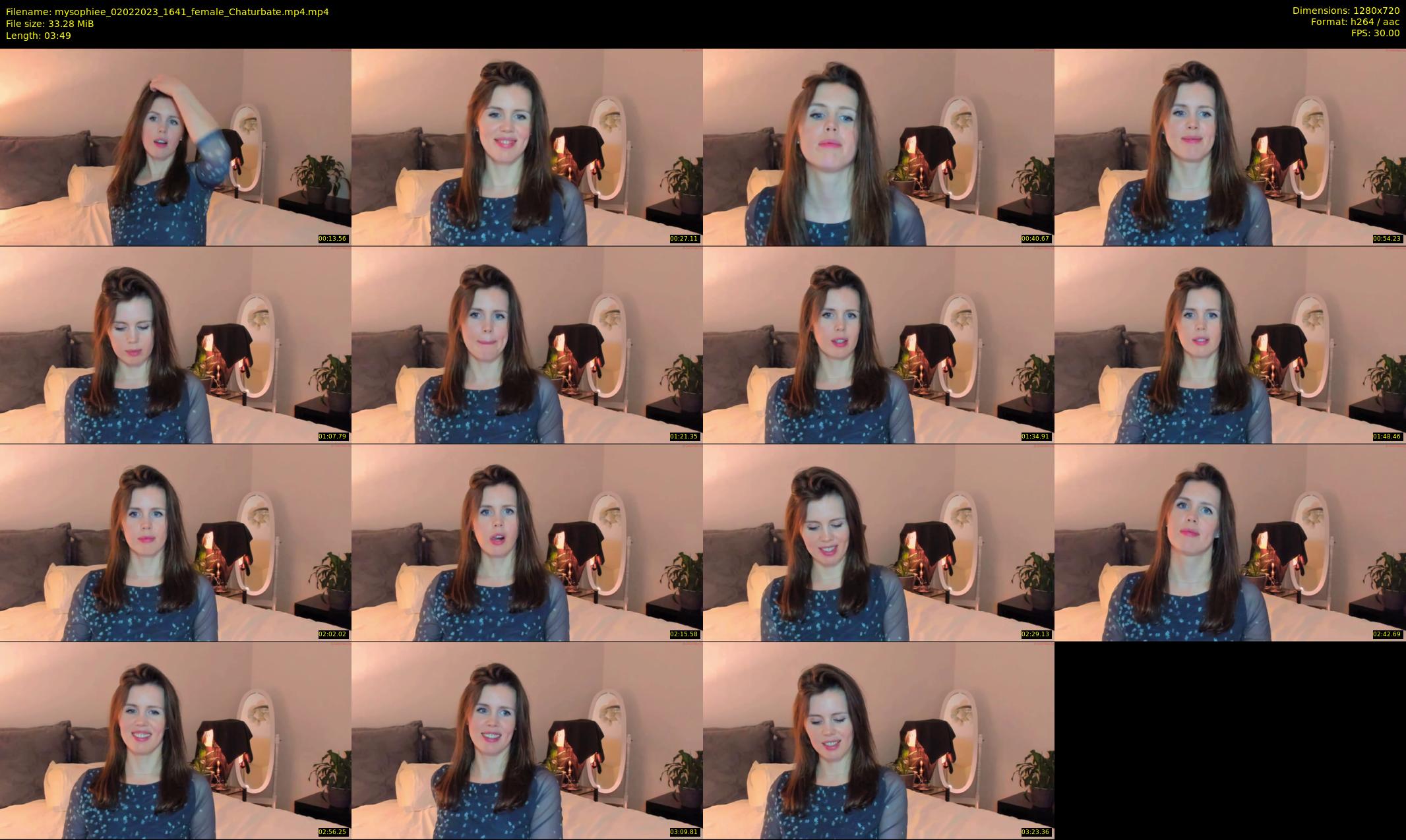 mysophiee — 4 minute Chaturbate female cam show recording, 720p, Feb 2, 2023