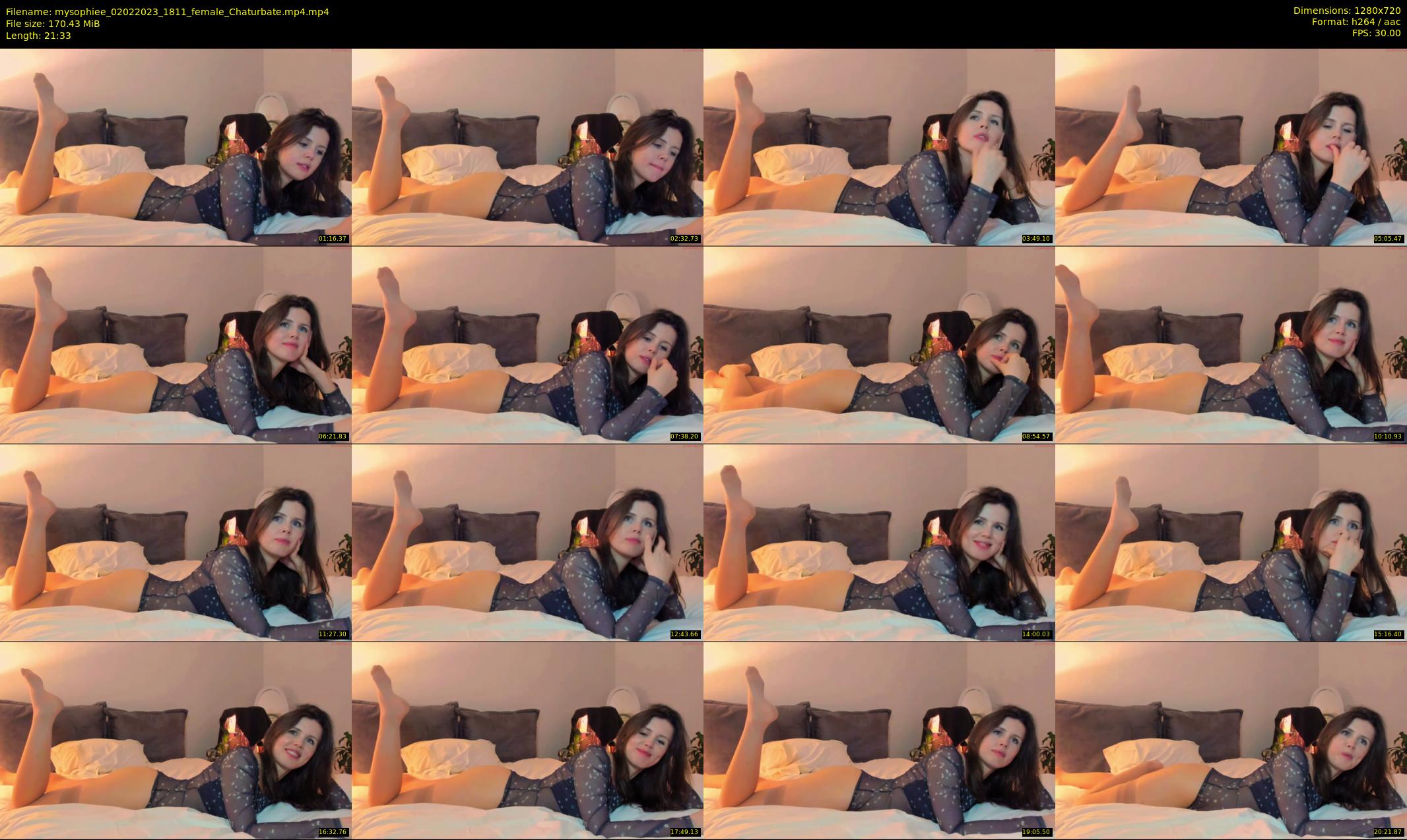 mysophiee — 22 minute Chaturbate female cam show recording, 720p, Feb 2, 2023