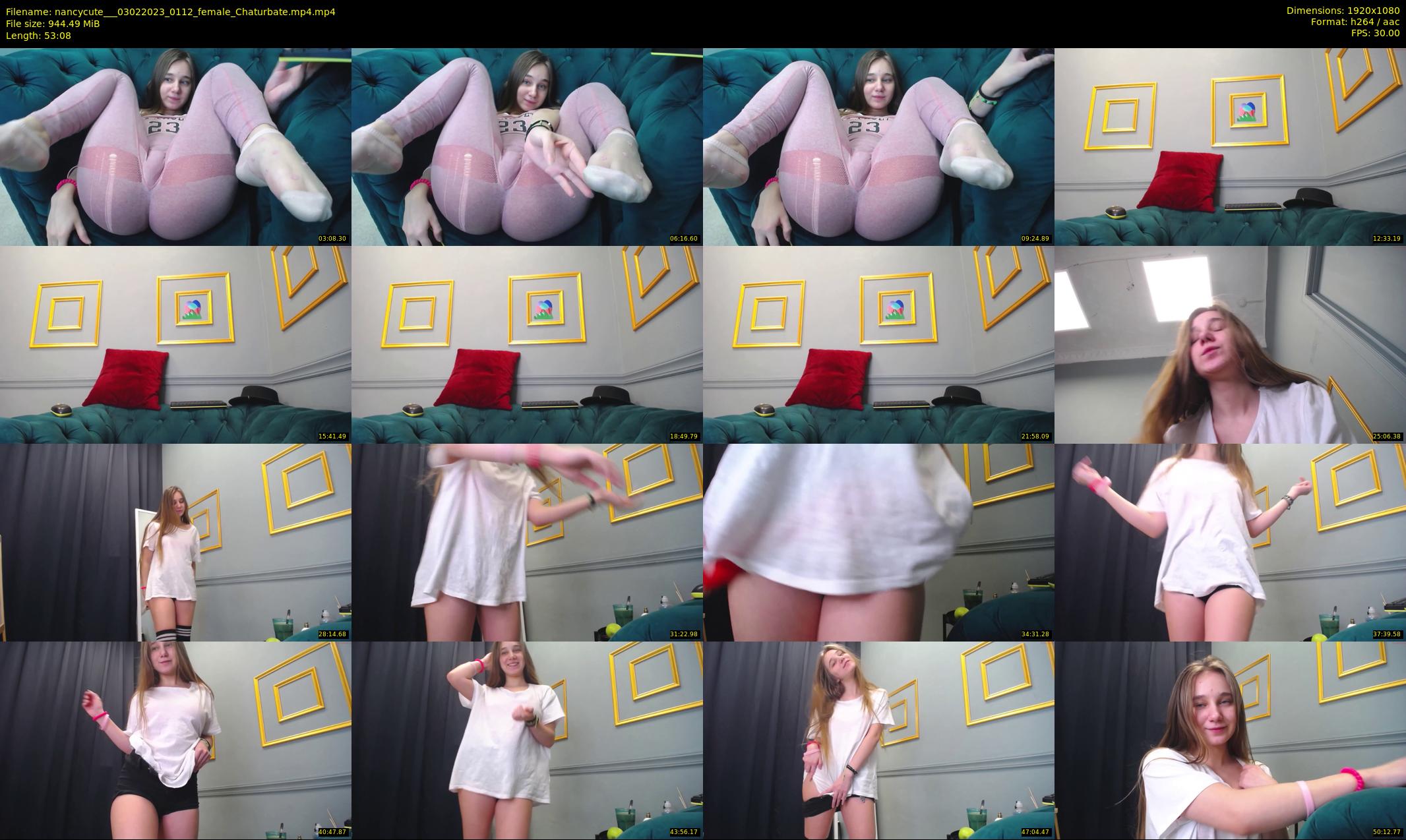 nancycute__ — 54 minute Chaturbate female cam show recording, 1080p, Feb 3, 2023