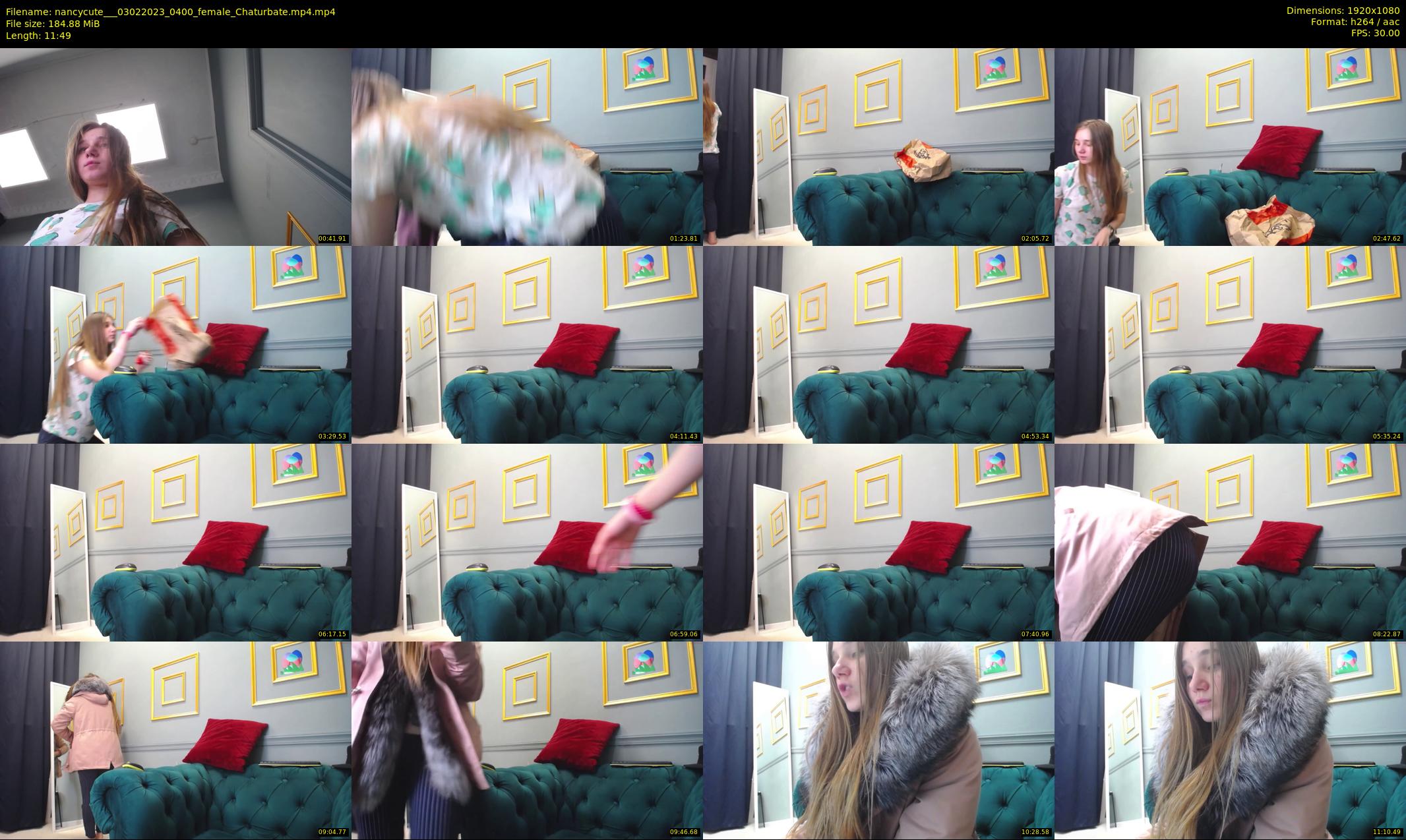 nancycute__ — 12 minute Chaturbate female cam show recording, 1080p, Feb 3, 2023