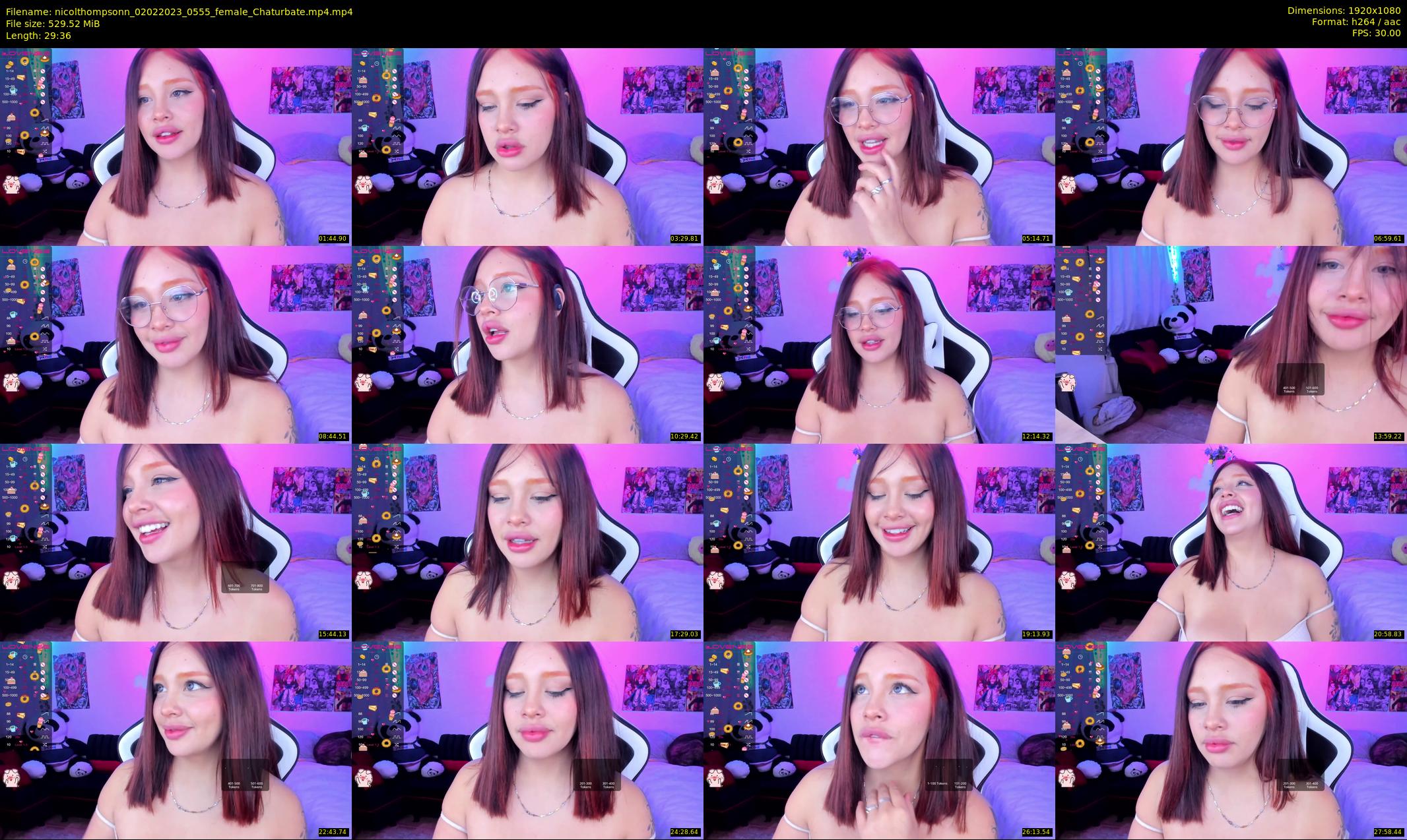 nicolthompsonn — 30 minute Chaturbate female cam show recording, 1080p, Feb 2, 2023