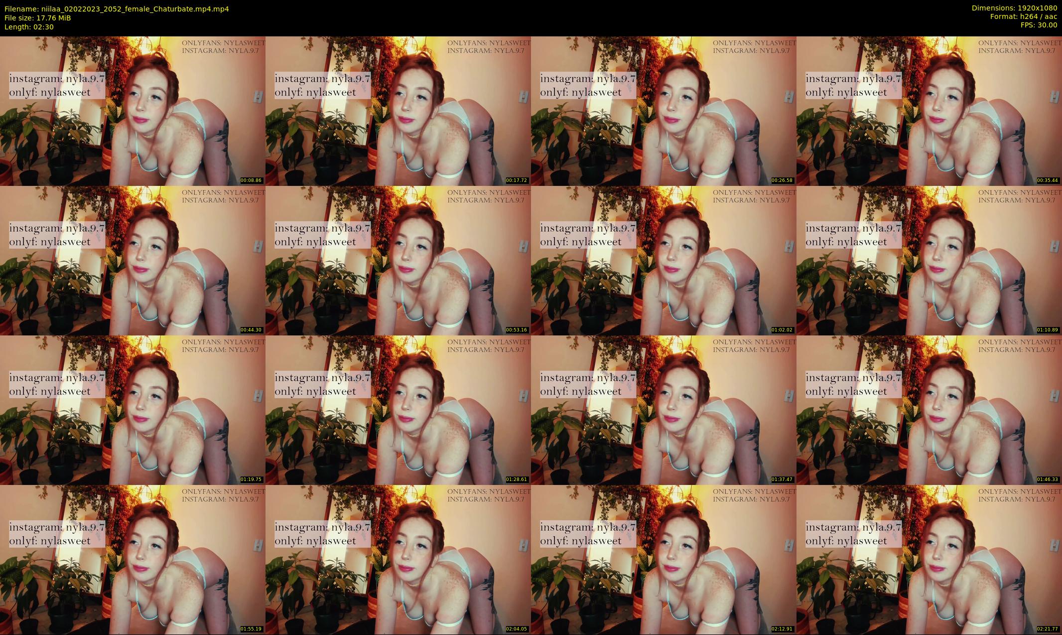 niilaa — 3 minute Chaturbate female cam show recording, 1080p, Feb 2, 2023