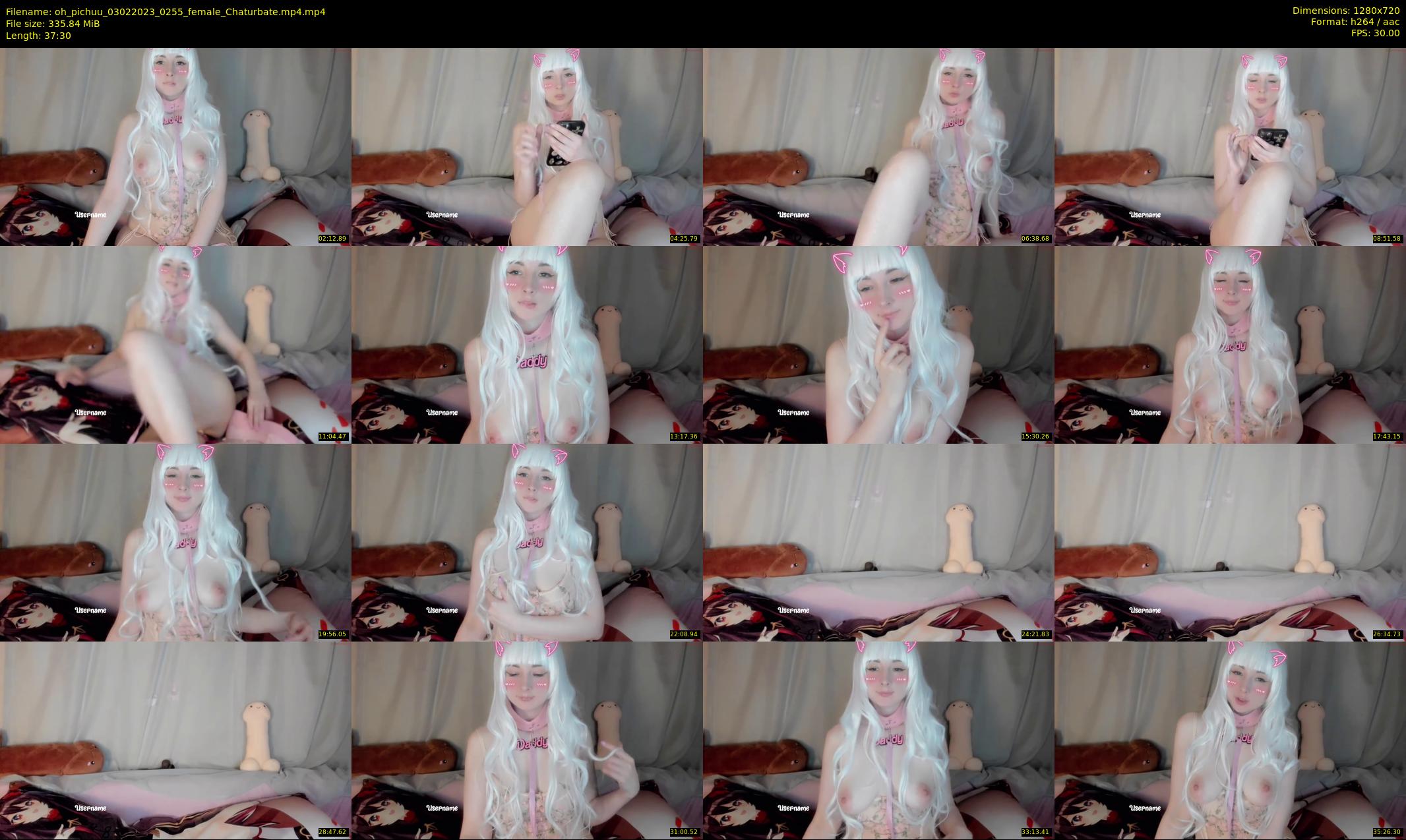 oh_pichuu — 38 minute Chaturbate female cam show recording, 720p, Feb 3, 2023