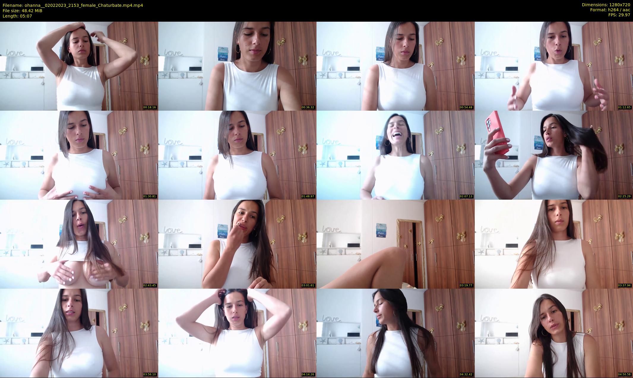 ohanna_ — 6 minute Chaturbate female cam show recording, 720p, Feb 2, 2023