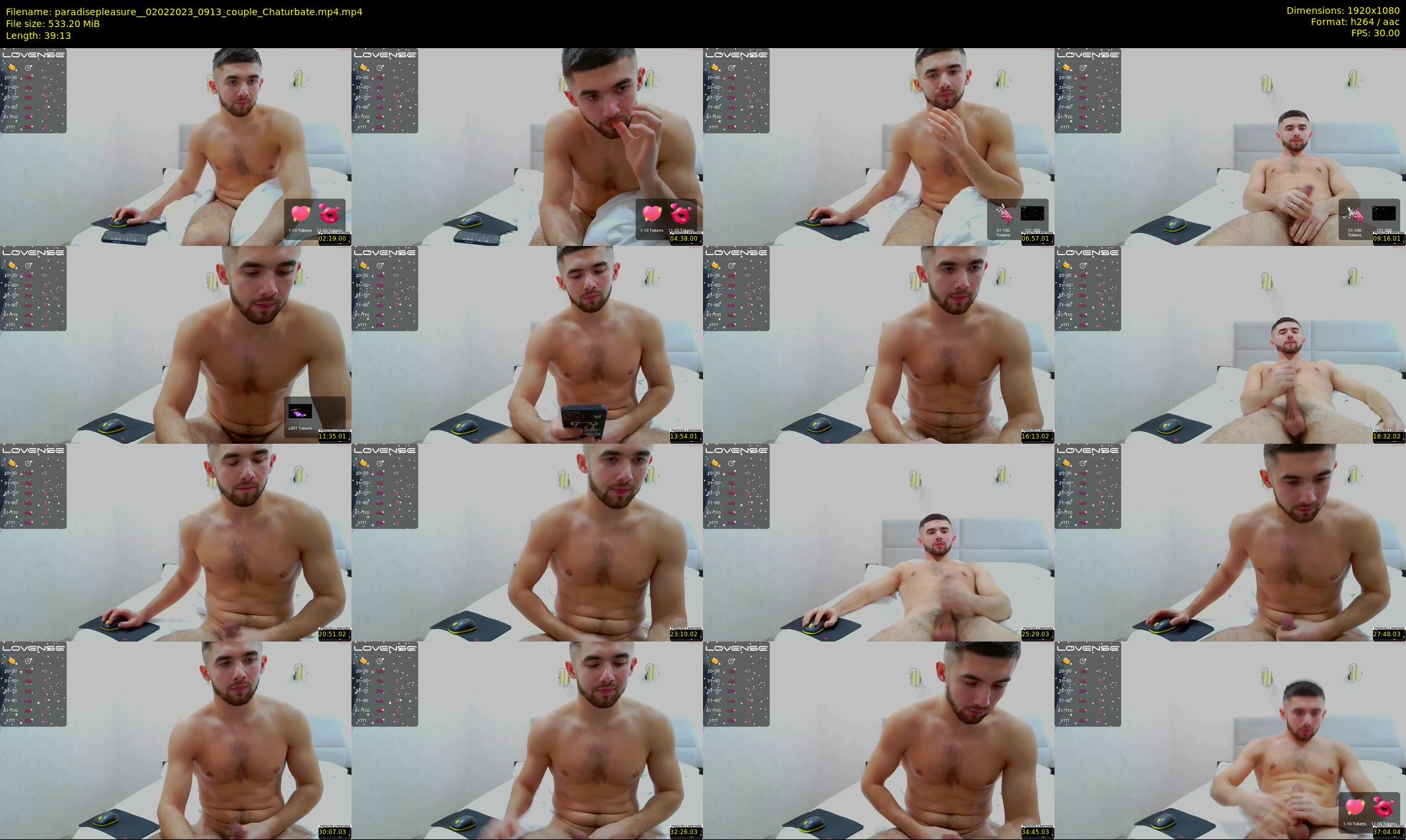 paradisepleasure_ — 40 minute Chaturbate couple cam show recording, 1080p, Feb 2, 2023