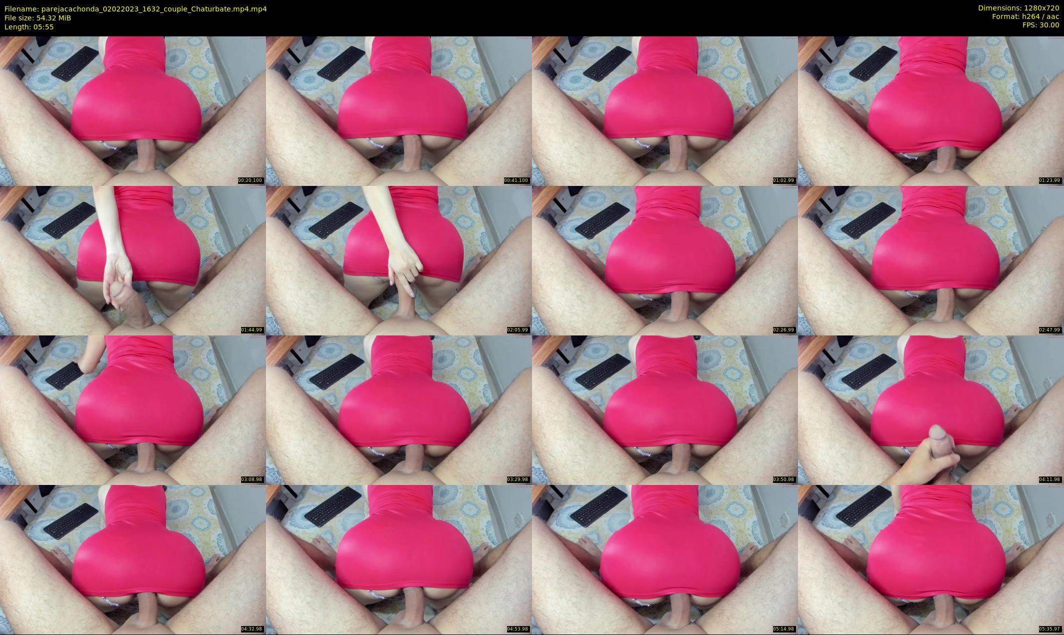 parejacachonda — 6 minute Chaturbate couple cam show recording, 720p, Feb 2, 2023