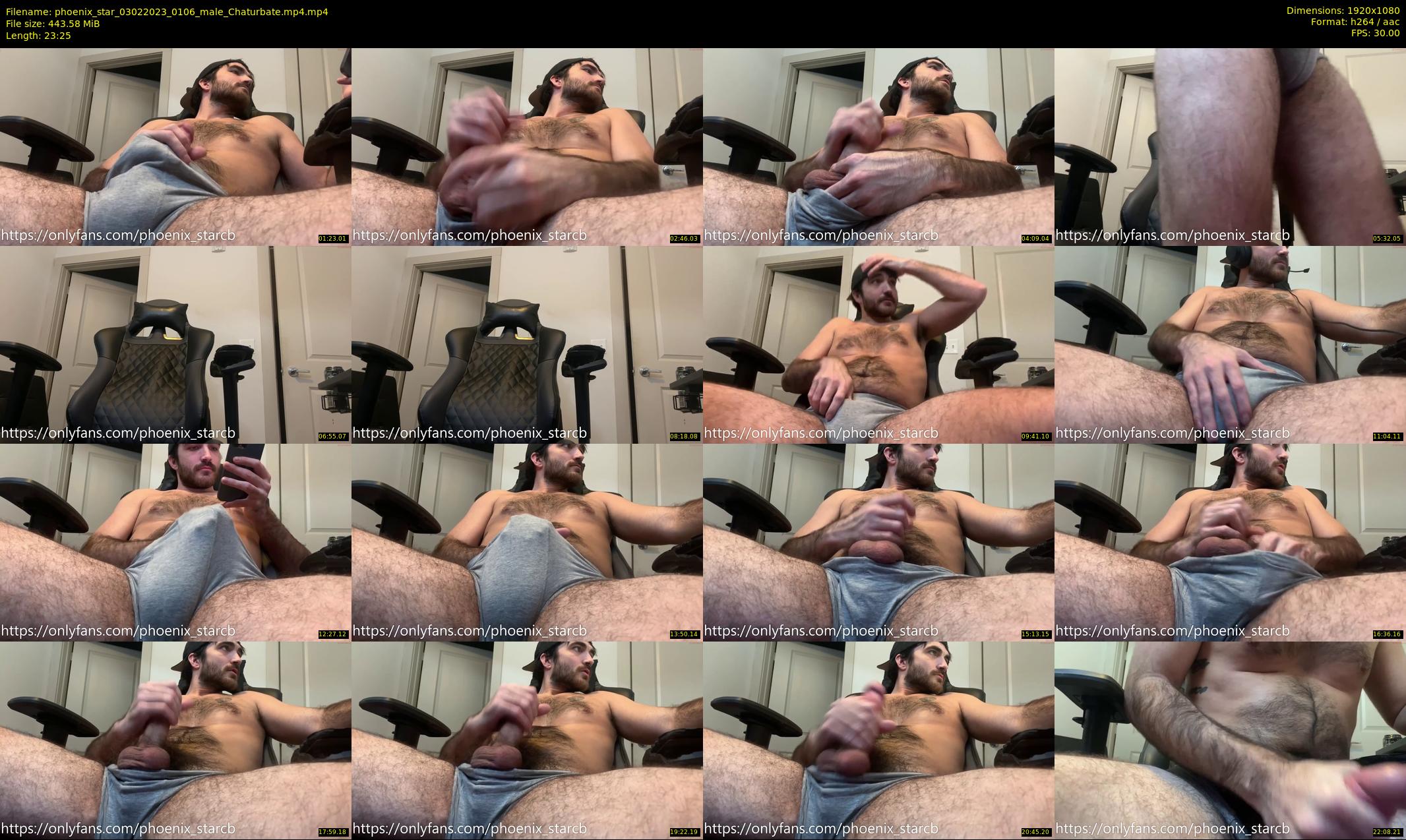 phoenix_star — 24 minute Chaturbate male cam show recording, 1080p, Feb 3, 2023