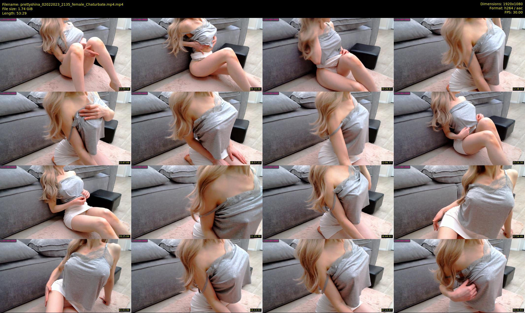 prettyshina — 54 minute Chaturbate female cam show recording, 1080p, Feb 2, 2023