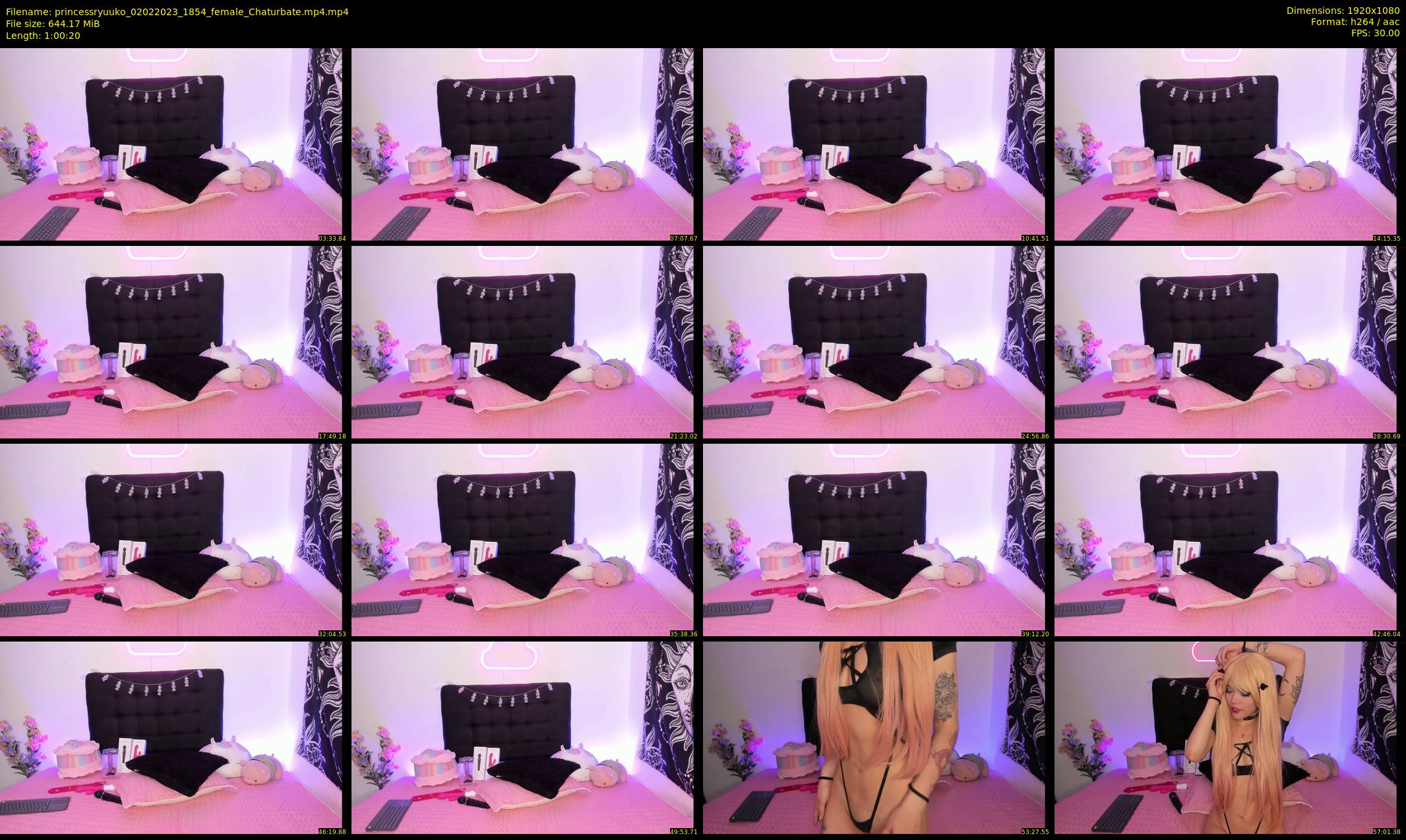 princessryuuko — 61 minute Chaturbate female cam show recording, 1080p, Feb 2, 2023