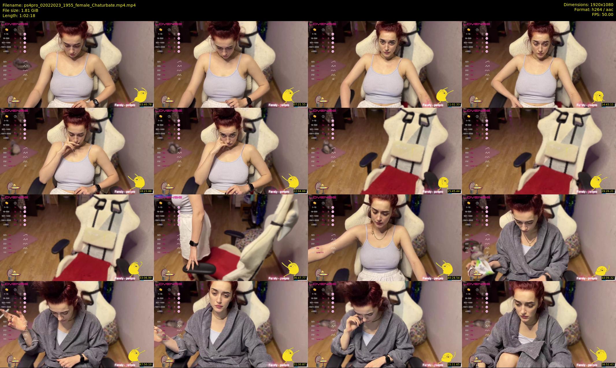 ps4pro — 63 minute Chaturbate female cam show recording, 1080p, Feb 2, 2023