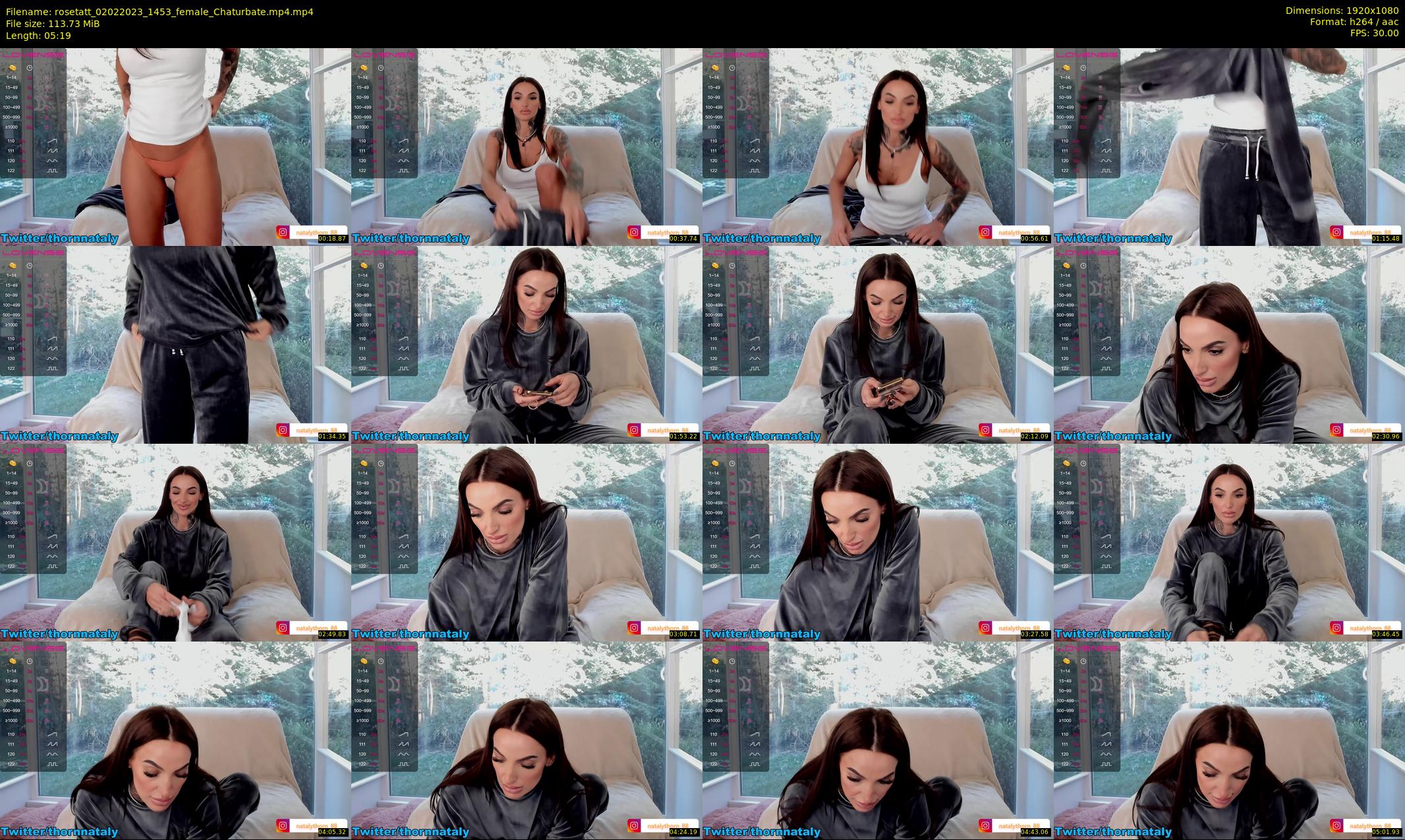rosetatt — 6 minute Chaturbate female cam show recording, 1080p, Feb 2, 2023