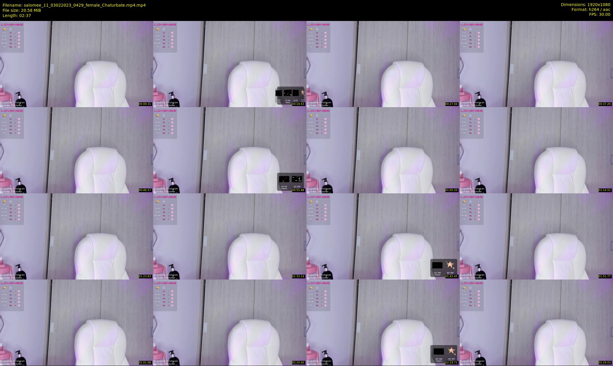 salomee_11 — 3 minute Chaturbate female cam show recording, 1080p, Feb 3, 2023