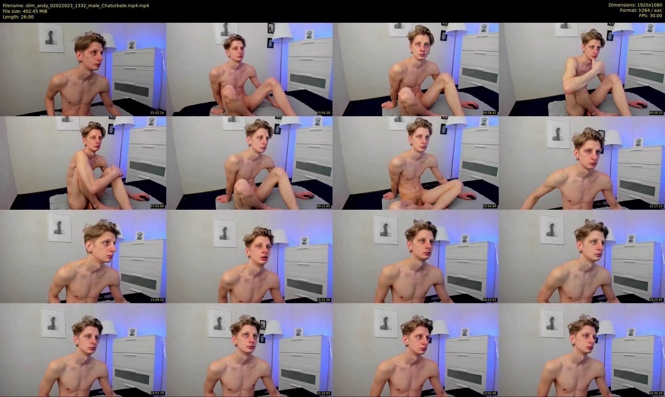 slim_andy — 26 minute Chaturbate male cam show recording, 1080p, Feb 2, 2023