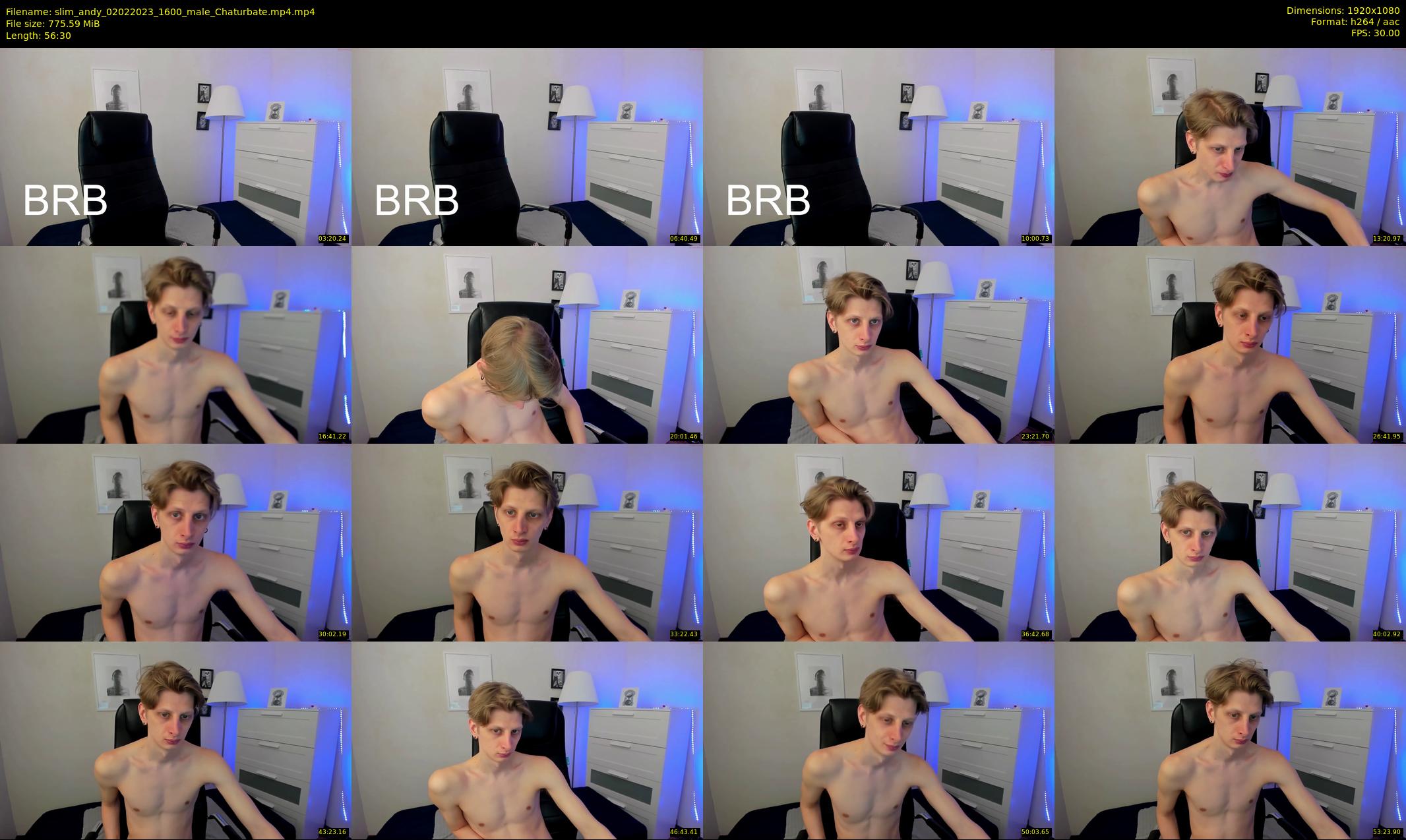 slim_andy — 57 minute Chaturbate male cam show recording, 1080p, Feb 2, 2023