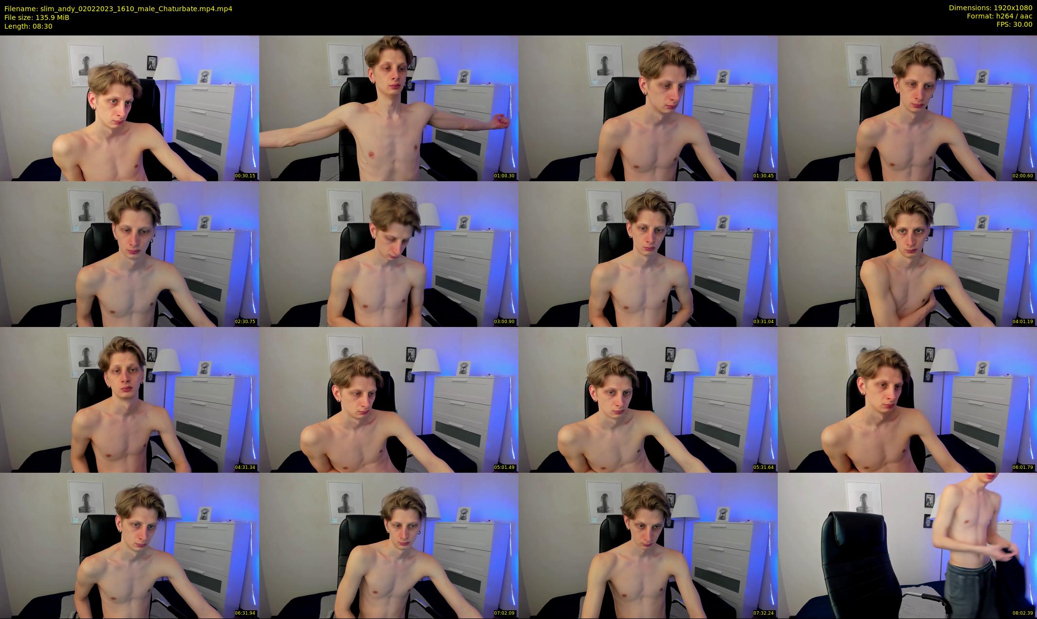 slim_andy — 9 minute Chaturbate male cam show recording, 1080p, Feb 2, 2023