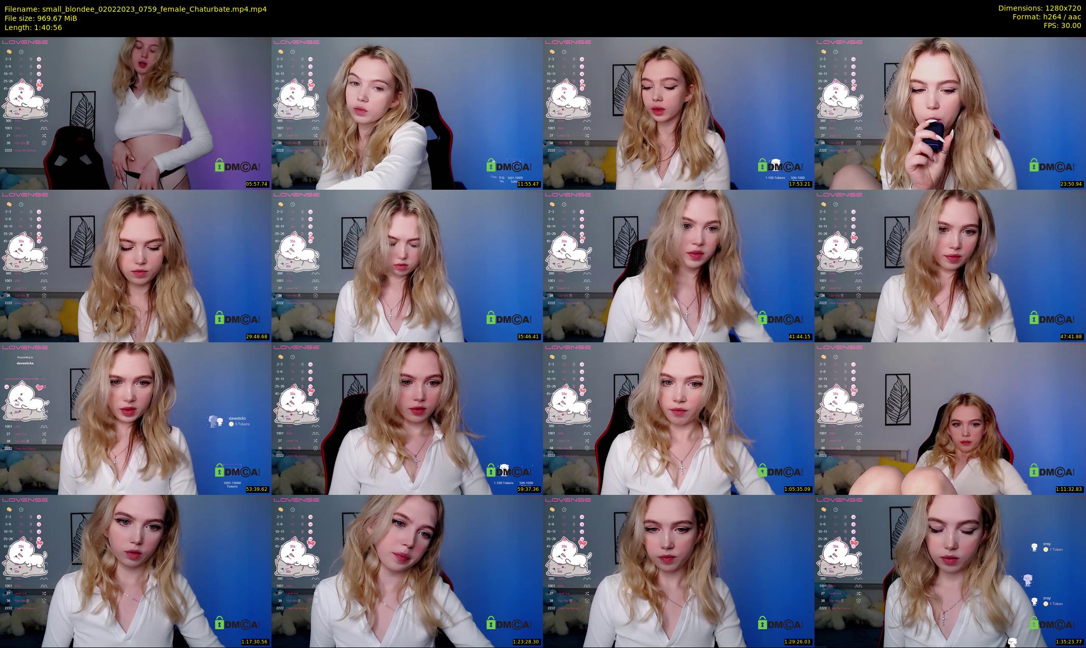 small_blondee — 101 minute Chaturbate female cam show recording, 720p, Feb 2, 2023