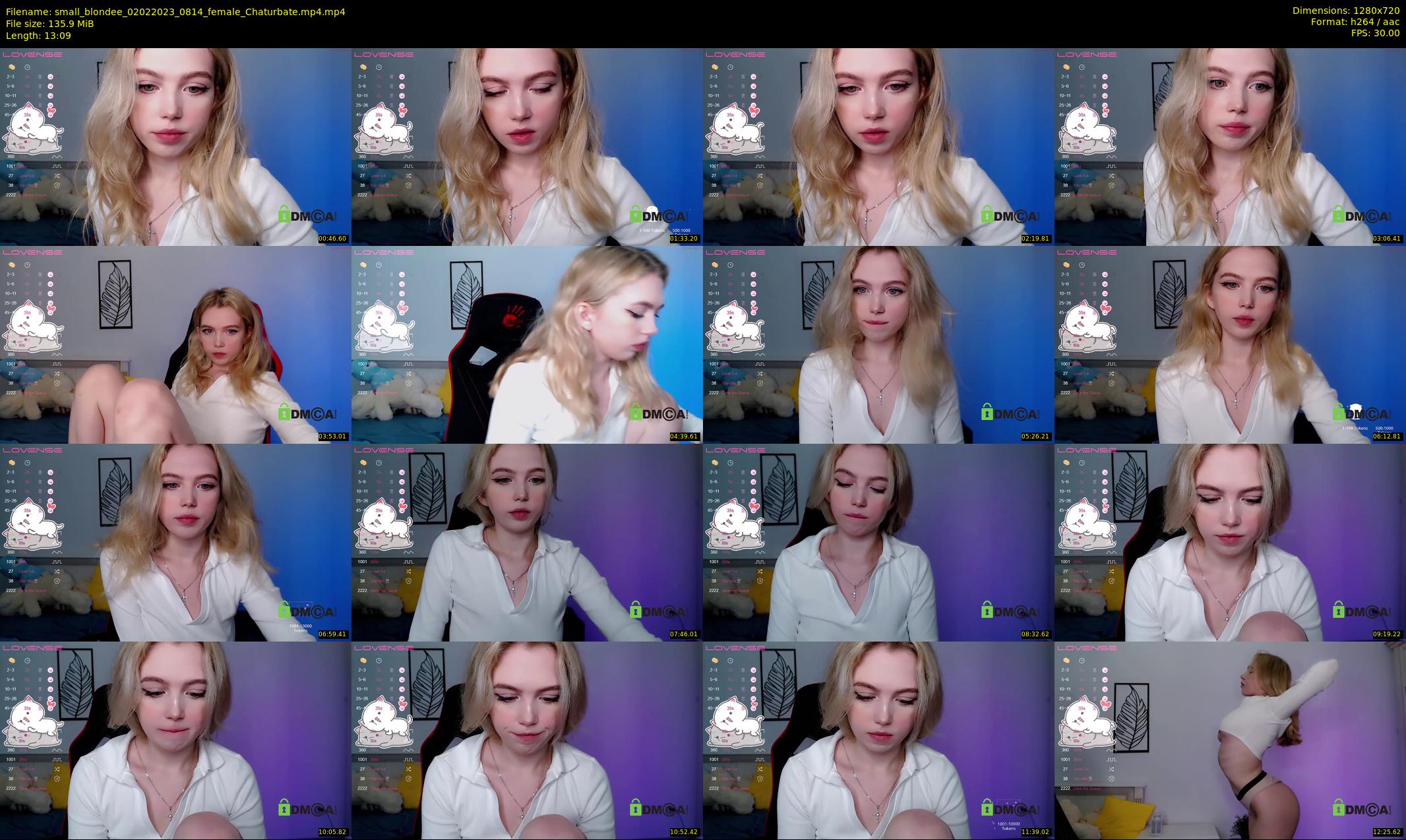 small_blondee — 14 minute Chaturbate female cam show recording, 720p, Feb 2, 2023