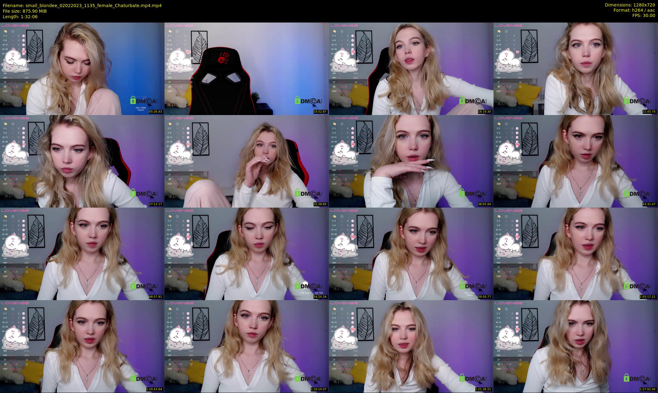 small_blondee — 93 minute Chaturbate female cam show recording, 720p, Feb 2, 2023