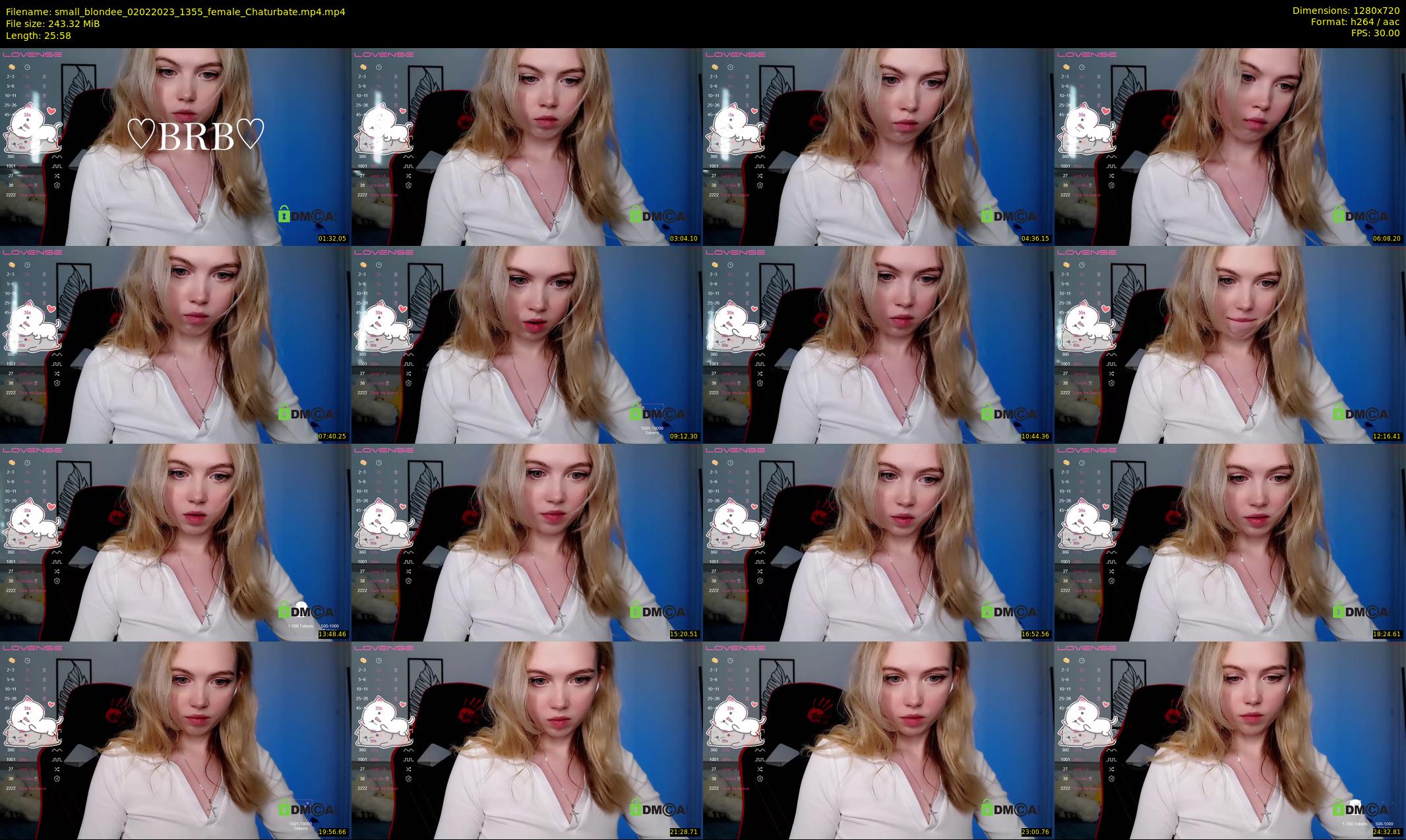 small_blondee — 26 minute Chaturbate female cam show recording, 720p, Feb 2, 2023