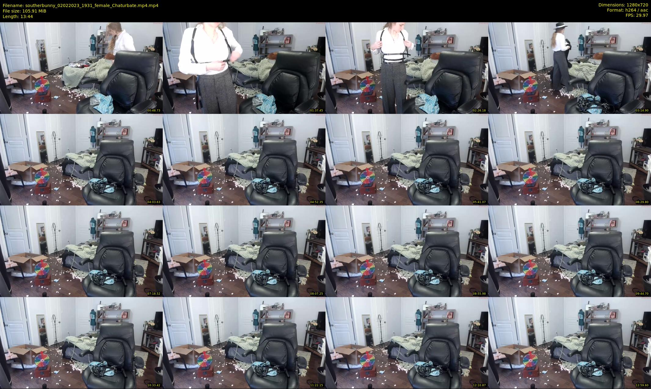 southerbunny — 14 minute Chaturbate female cam show recording, 720p, Feb 2, 2023