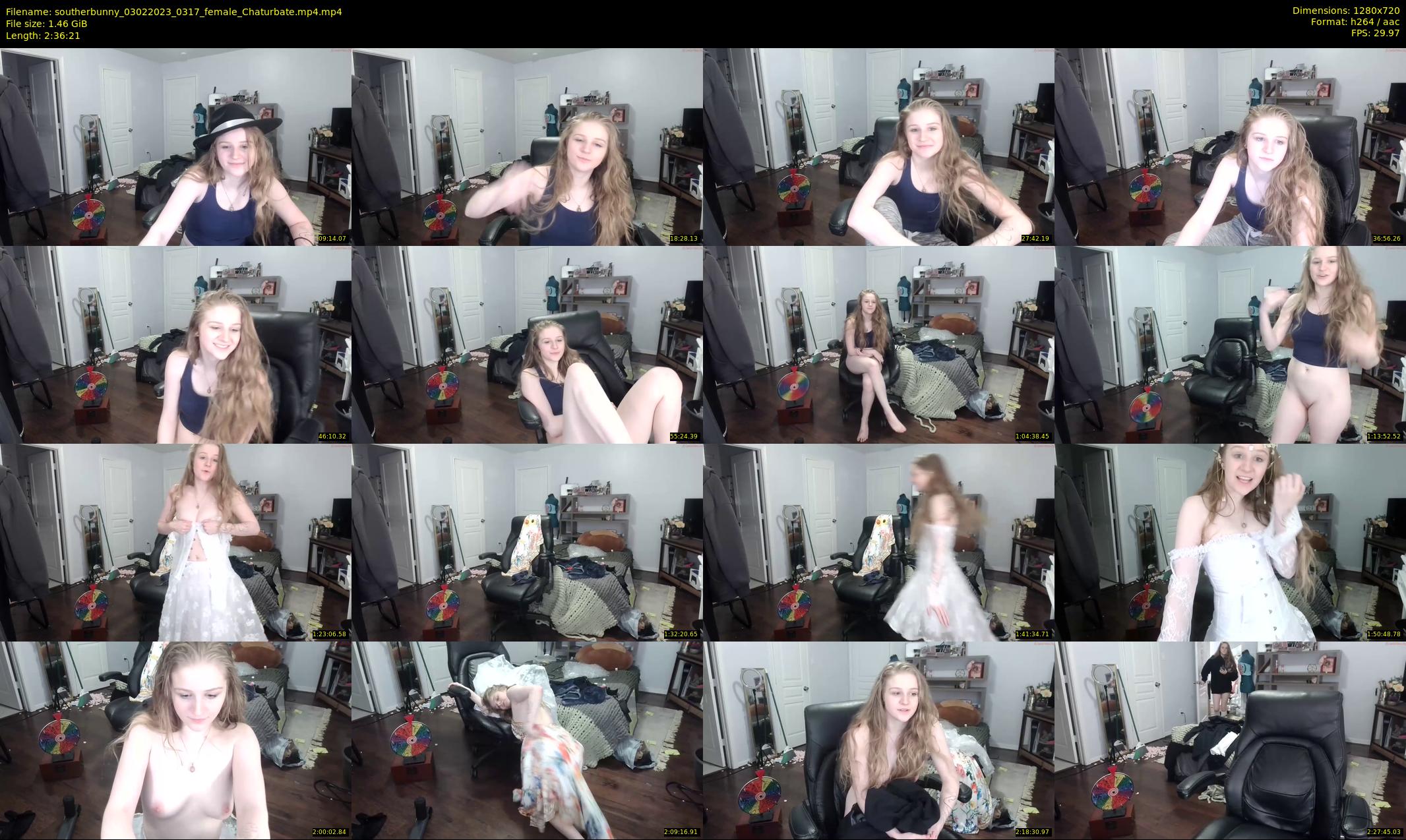 southerbunny — 157 minute Chaturbate female cam show recording, 720p, Feb 3, 2023