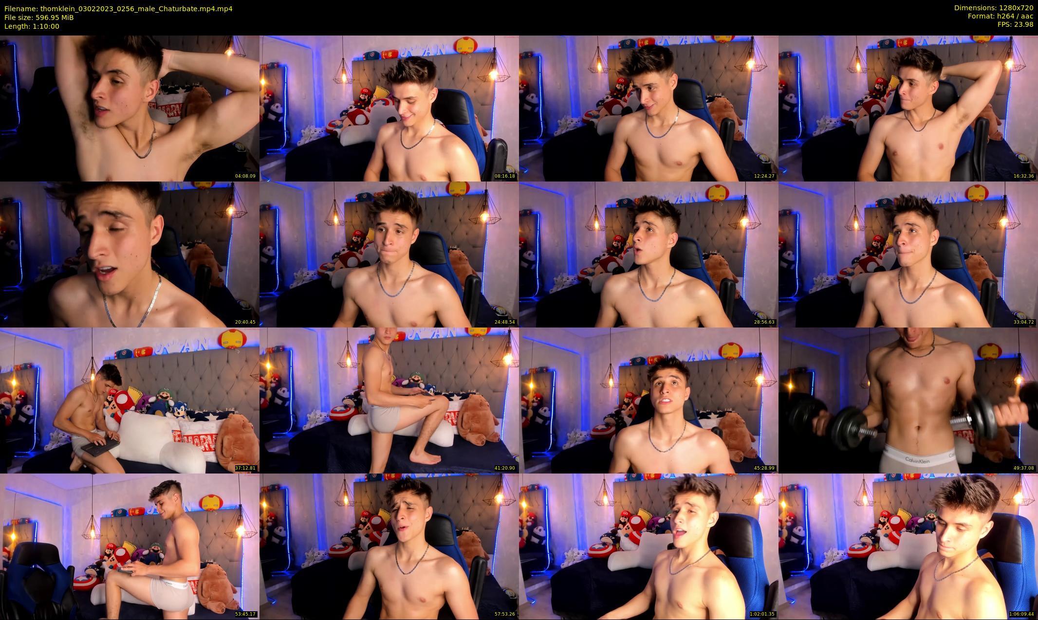 thomklein — 70 minute Chaturbate male cam show recording, 720p, Feb 3, 2023