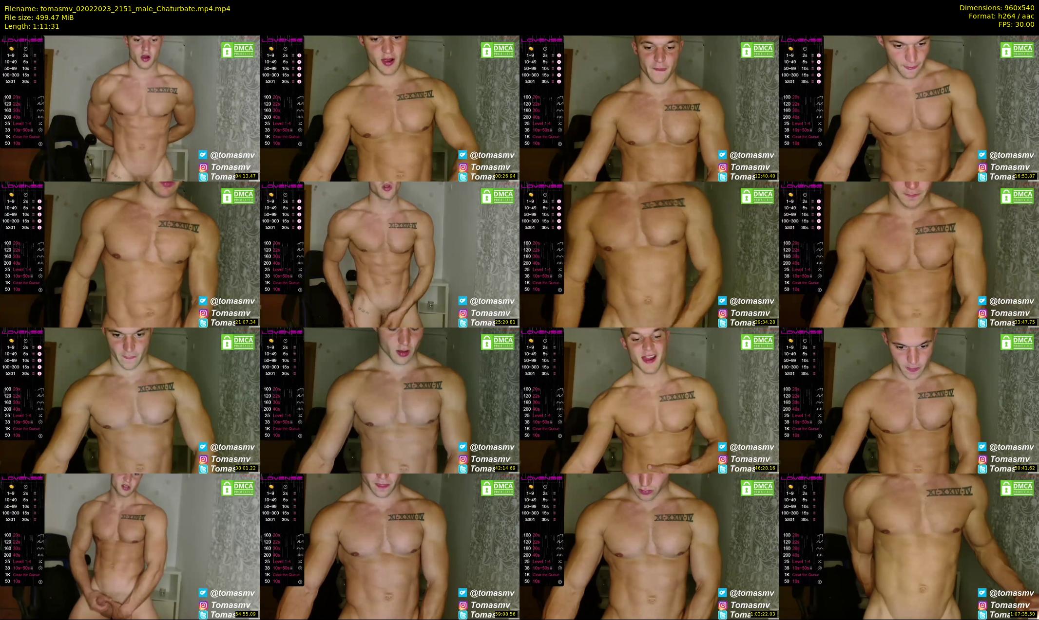 tomasmv — 72 minute Chaturbate male cam show recording, 480p, Feb 2, 2023