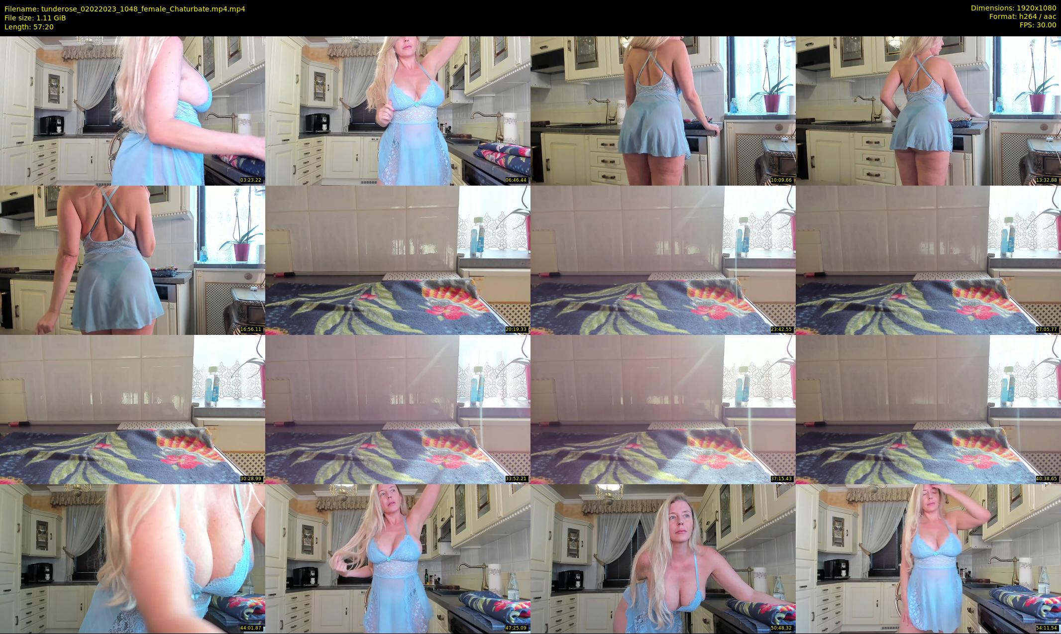 tunderose — 58 minute Chaturbate female cam show recording, 1080p, Feb 2, 2023