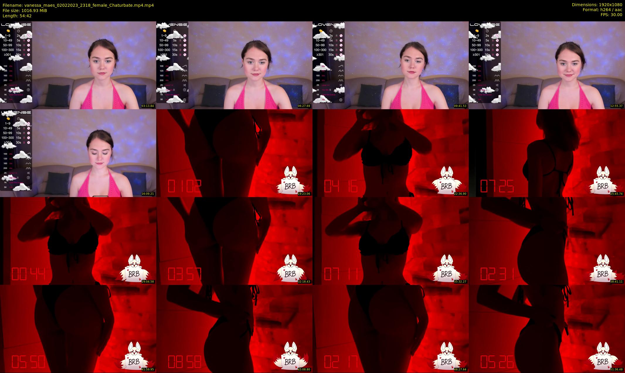 vanessa_maes — 55 minute Chaturbate female cam show recording, 1080p, Feb 2, 2023